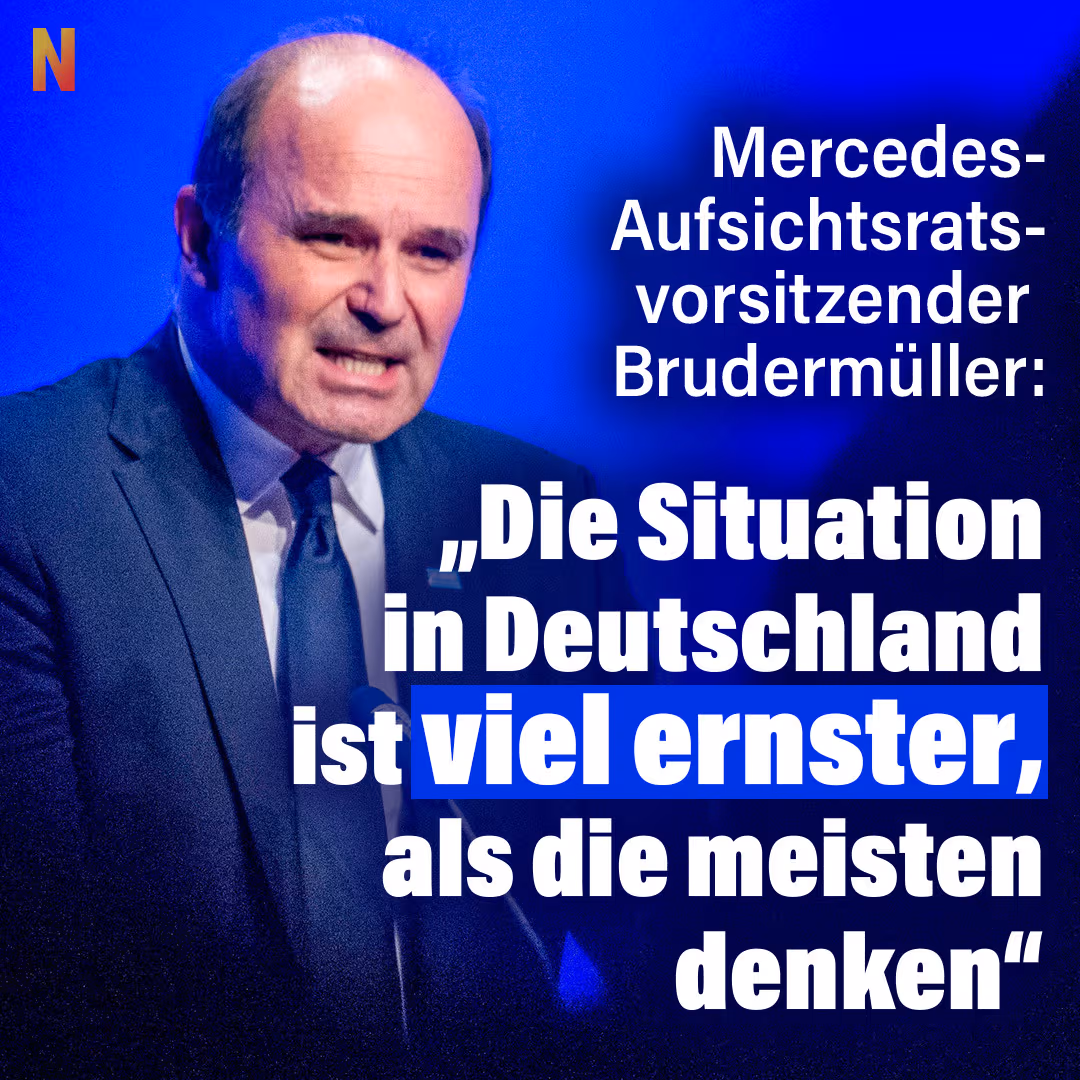 Mercedes-Aufsichtsratsvorsitzender Brudermüller: „Die Situation in Deutschland ist viel ernster, als die meisten denken“