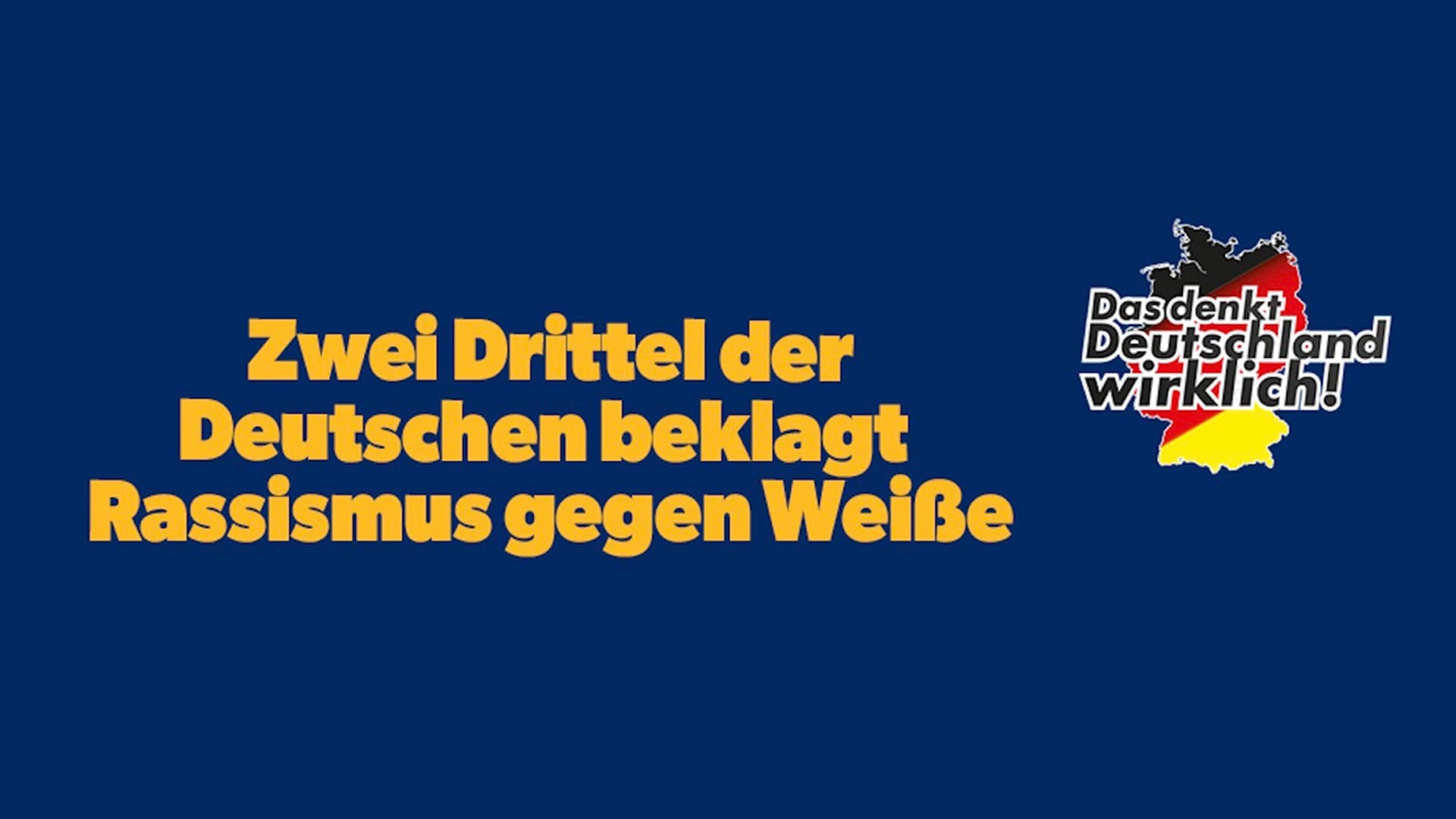 Repräsentative Insa-Umfrage: Zwei Drittel beklagen Rassismus gegen Weiße