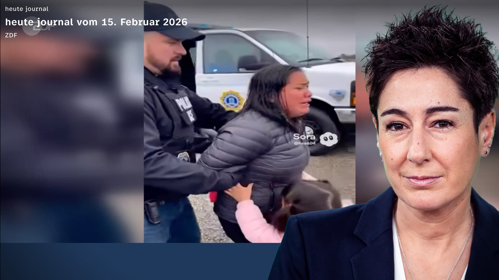 ZDF löscht Video aus Mediathek: Dunja Hayali zeigte ein gefälschtes KI-Video, um gegen Trumps Abschiebungen zu agitieren