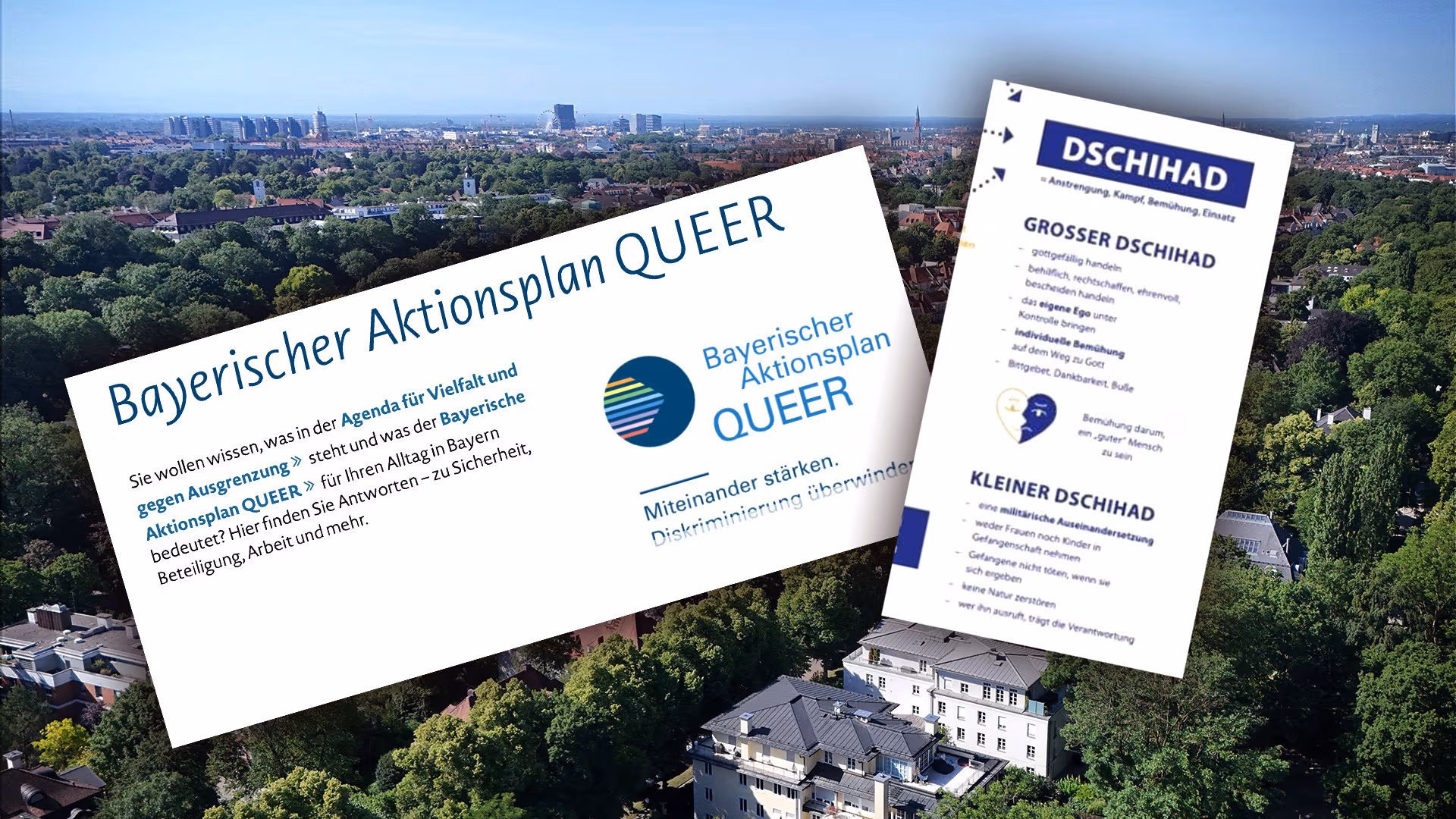 Land Bayern plant Queer-Aufklärung mit Dschihad-Fans