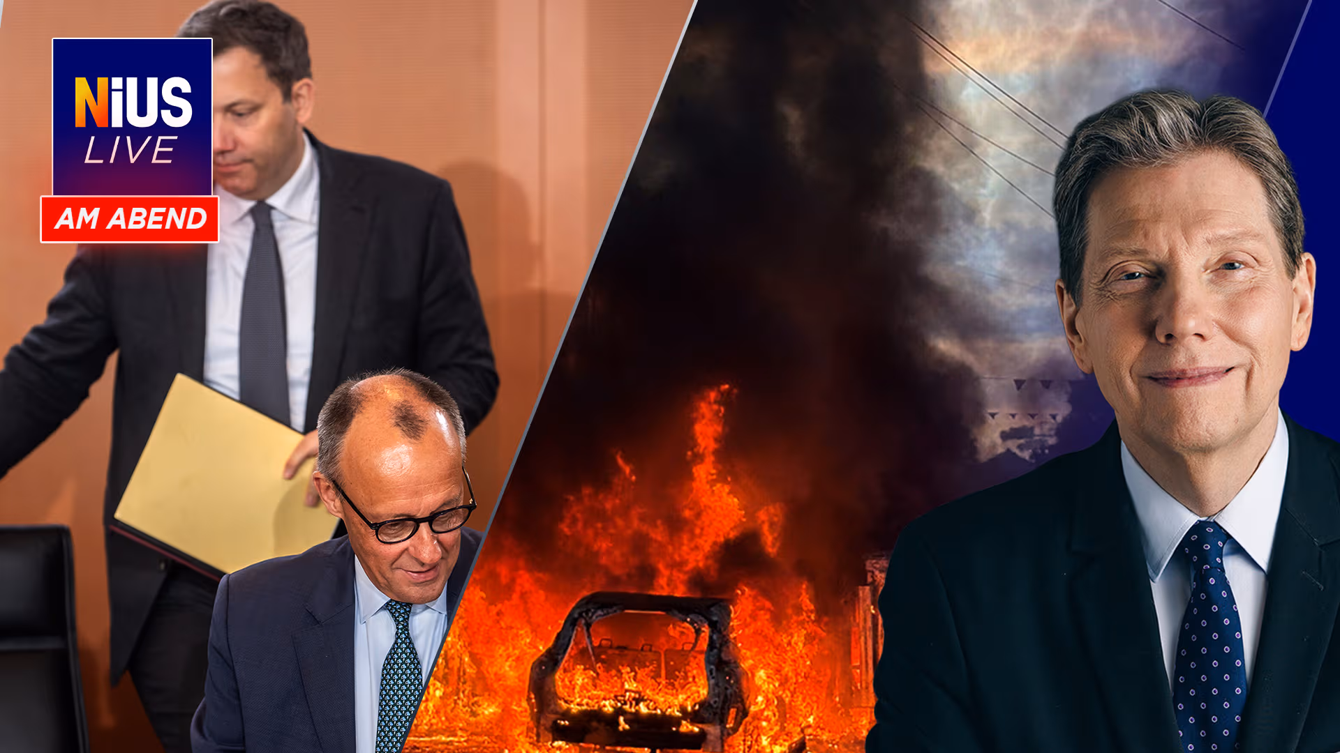 Jetzt bei NIUS Live am Abend: Löst Belfast einen Flächenbrand aus?