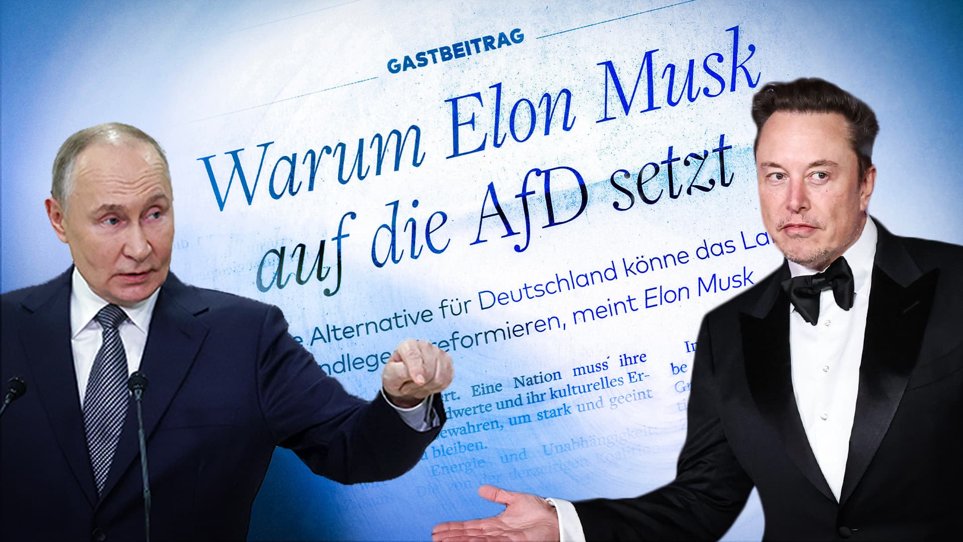 Dieselben Leute, die Putins Texte veröffentlichten, kritisieren nun die Welt wegen Musk