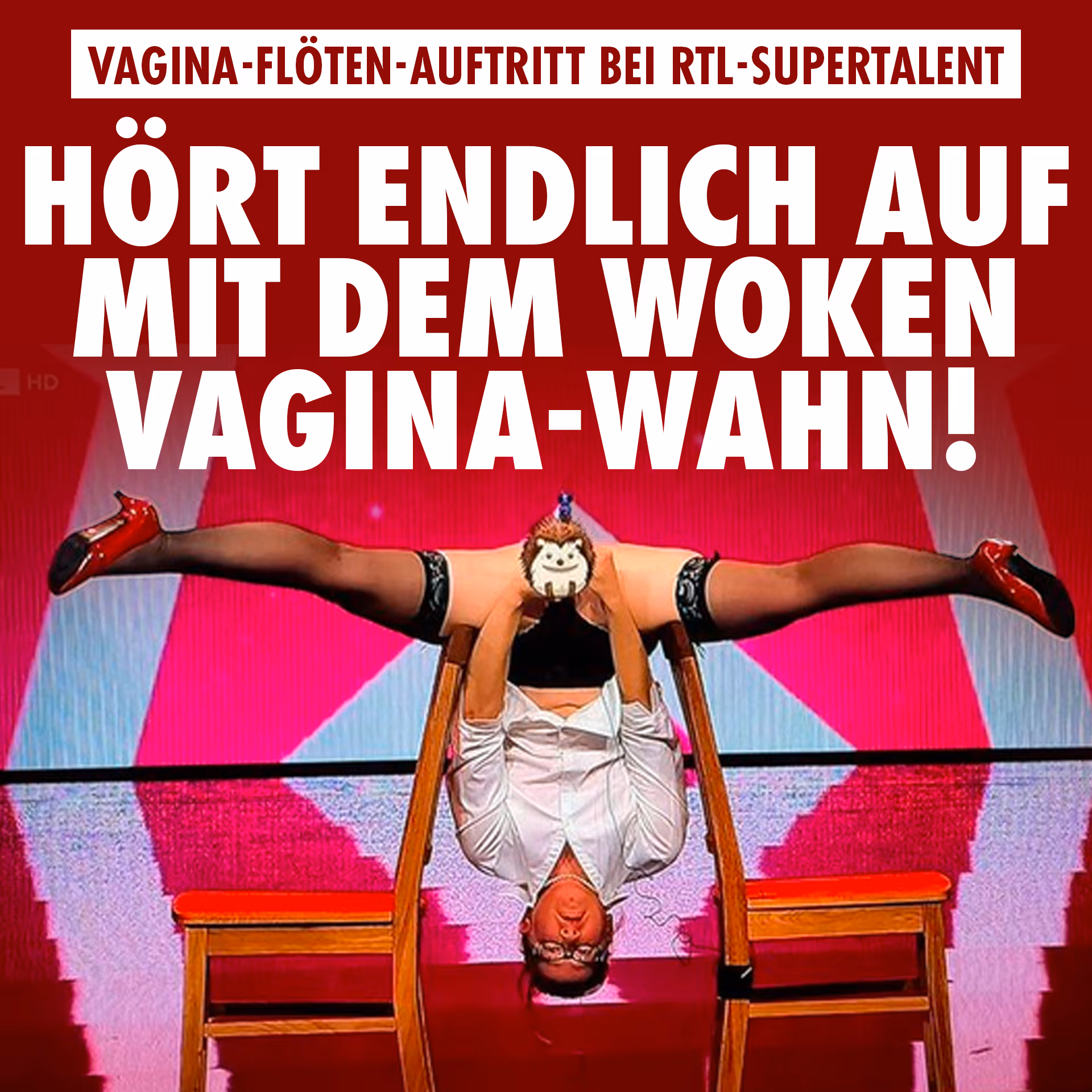 Vagina-Flöten-Auftritt bei „Supertalent“: Hört endlich auf mit dem woken Vagina-Wahn!
