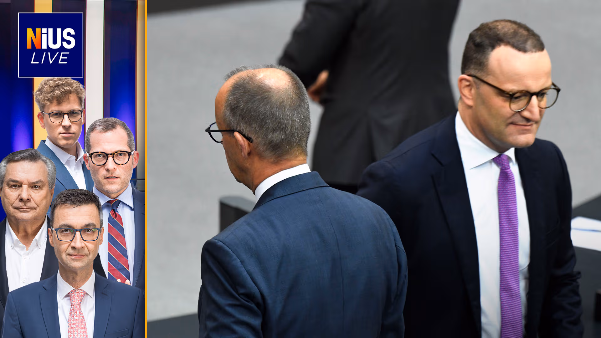 Das war NIUS Live am Montag: Merz gegen Spahn – nur noch Hass