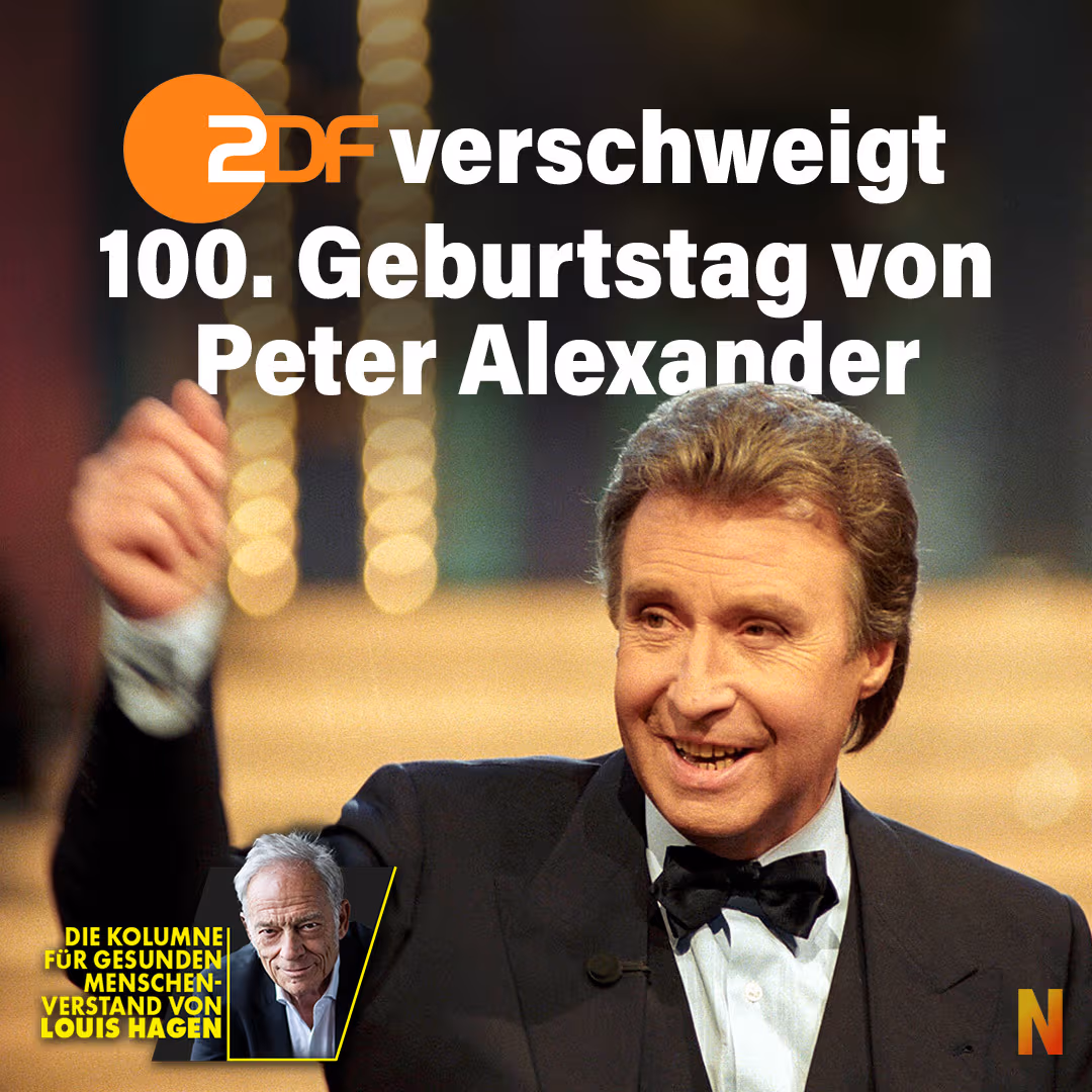 ZDF verschweigt 100. Geburtstag von Peter Alexander