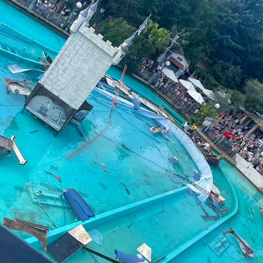 Unfall im Europa-Park: Verletzte nach Bühnen-Einsturz