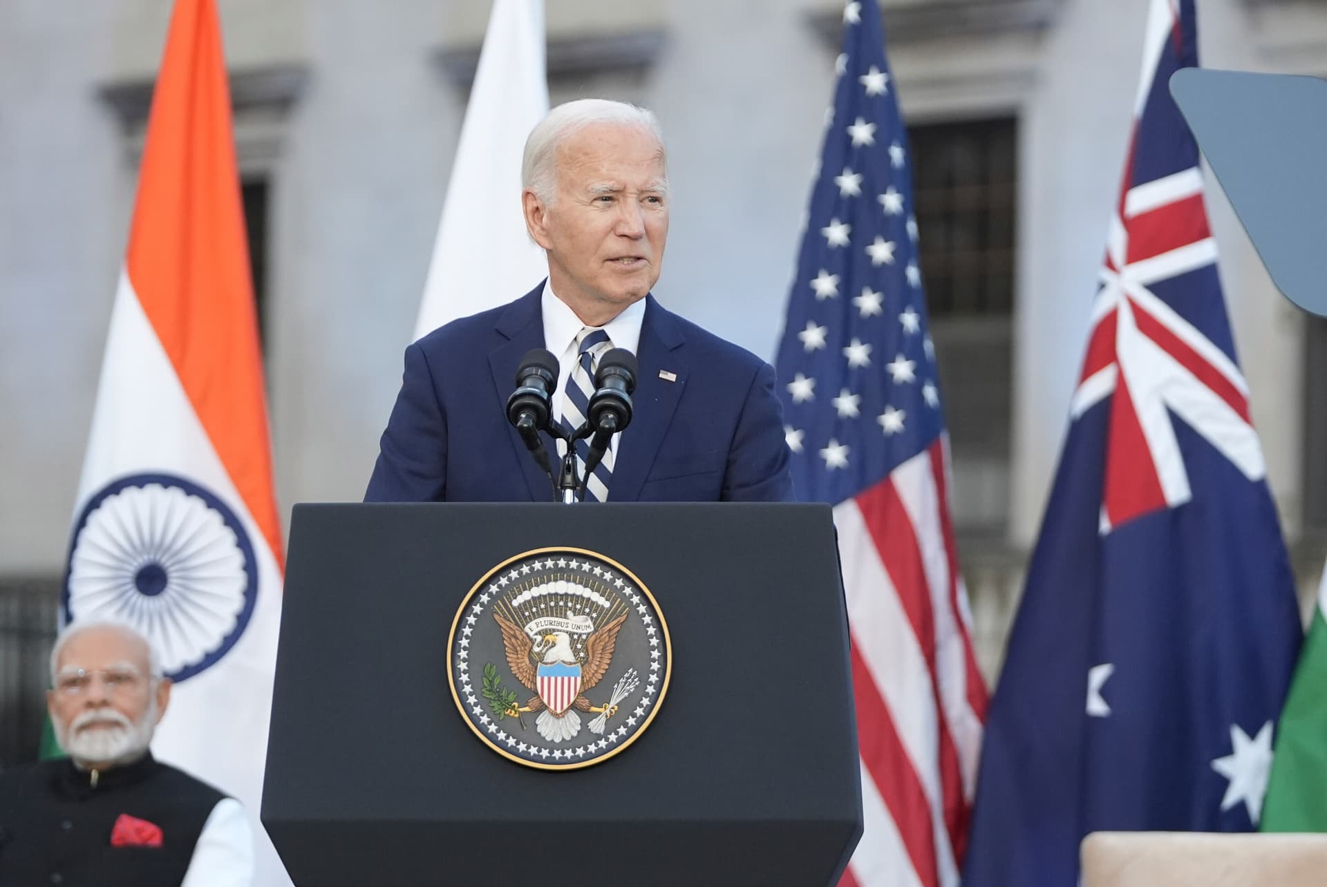 US-Präsident Joe Biden vergisst bei Pressekonferenz, wo er ist