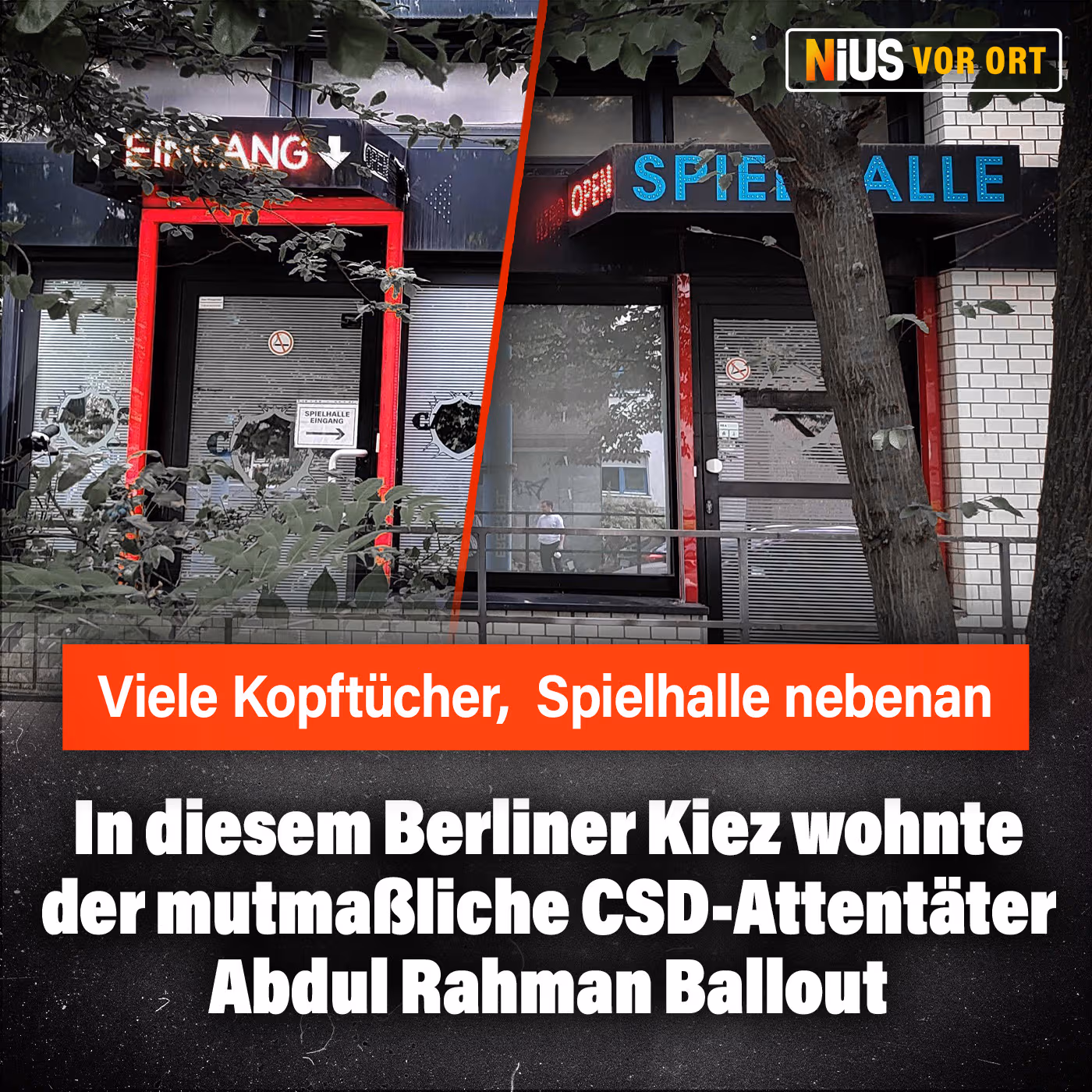 Hier wohnte der mutmaßliche CSD-Attentäter Abdul Rahman Ballout