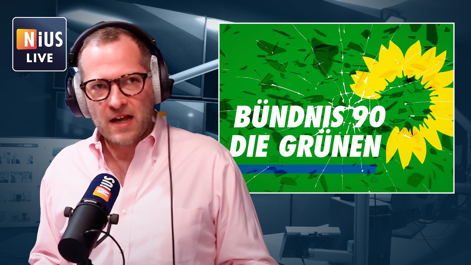 NIUS LIVE: Die Grünen sind eine Partei der Gewaltbereitschaft