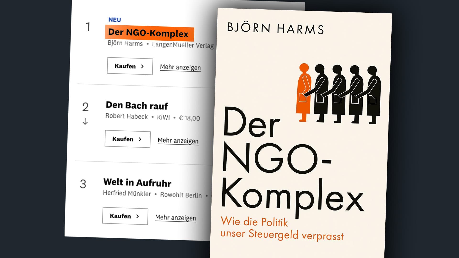 Bestsellerliste der Wirtschaftsbücher: NIUS-Autor stürzt Habeck von Platz 1