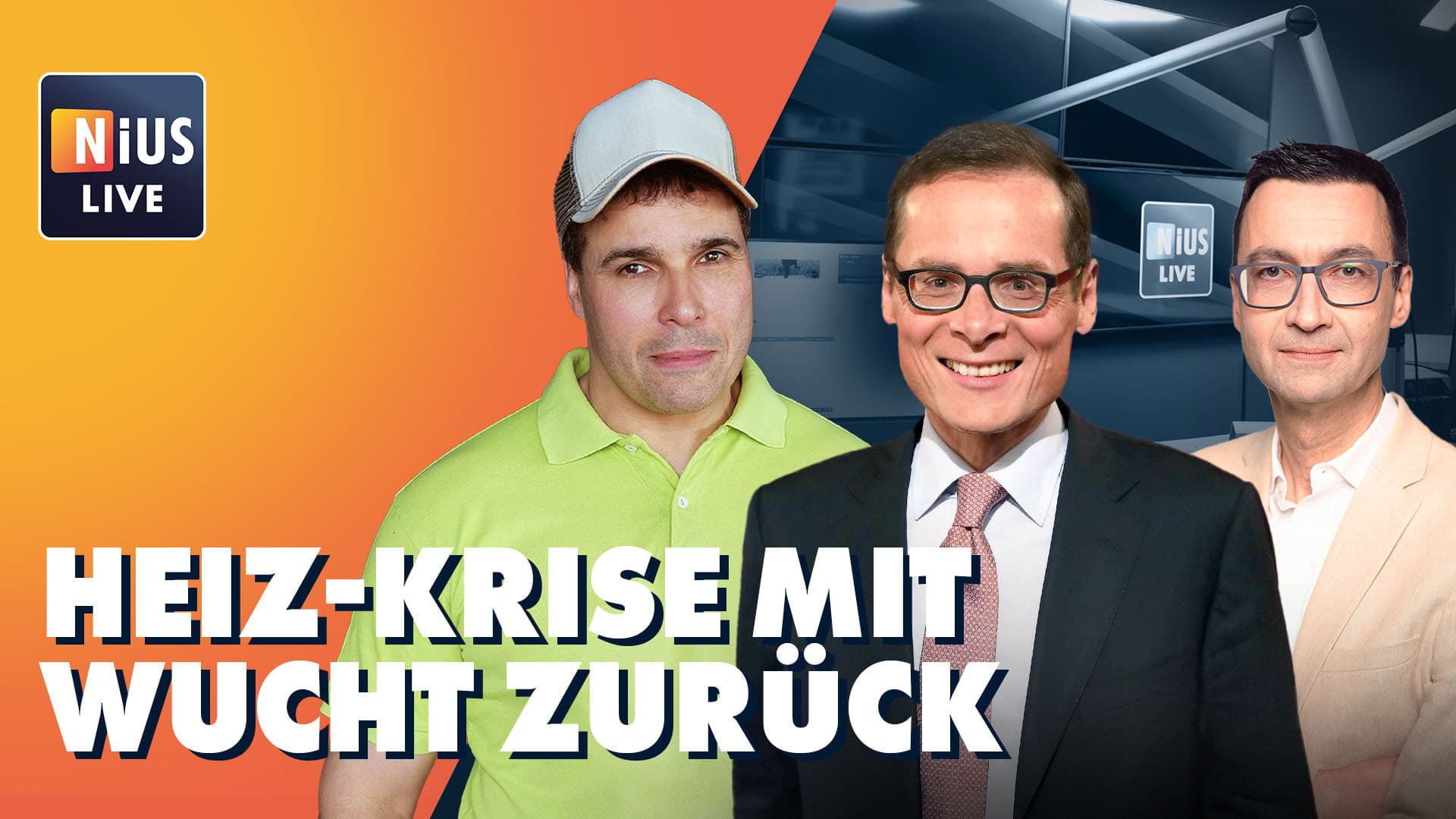 Das was NIUS Live am Donnerstag: Heiz-Krise mit Wucht zurück +++ Anschlag auf schwulen CDU-Politiker