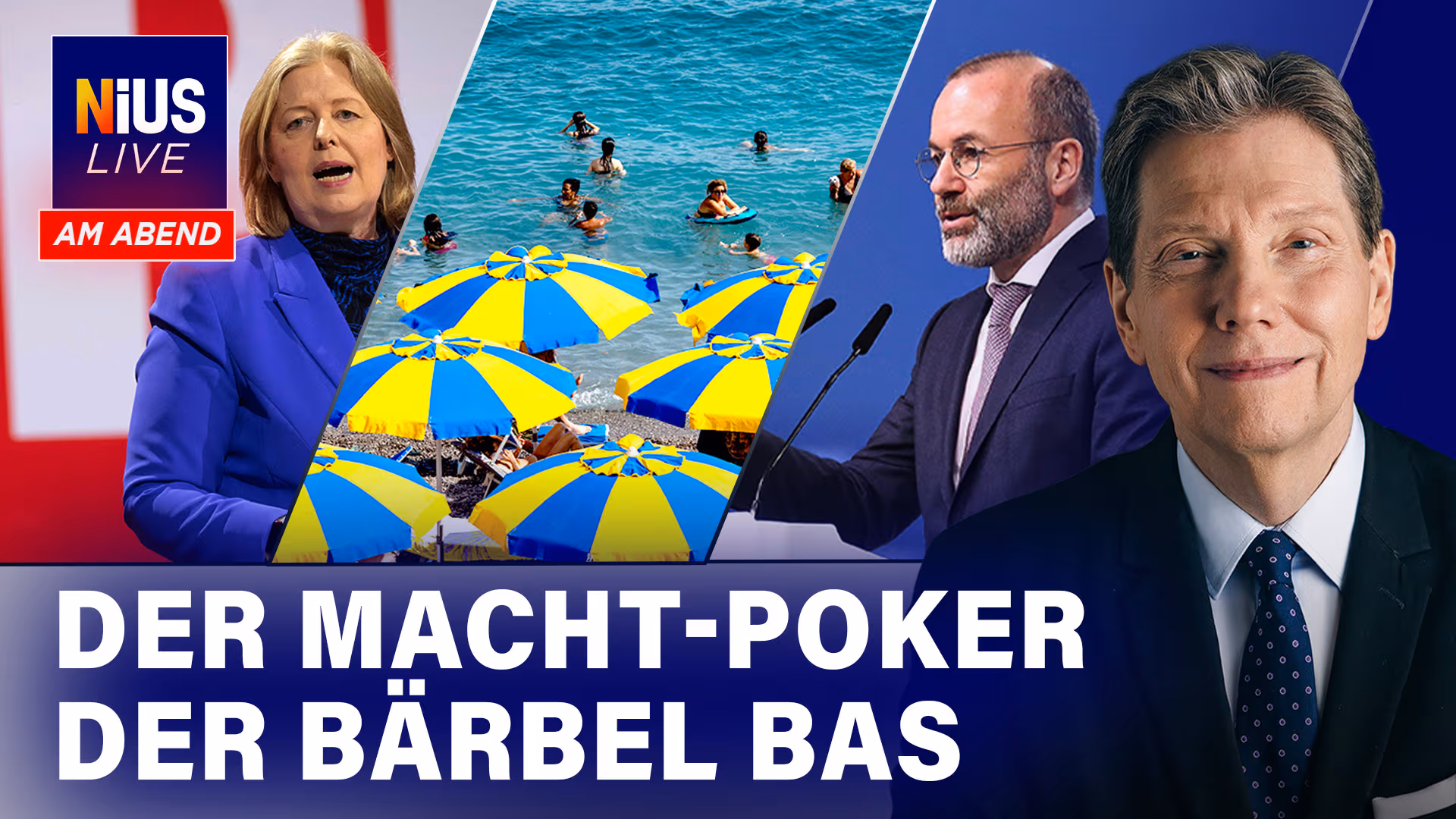 Großer AfD-Jubel für EVP-Weber im Europaparlament I NIUS Live am Abend vom 18.06.2026
