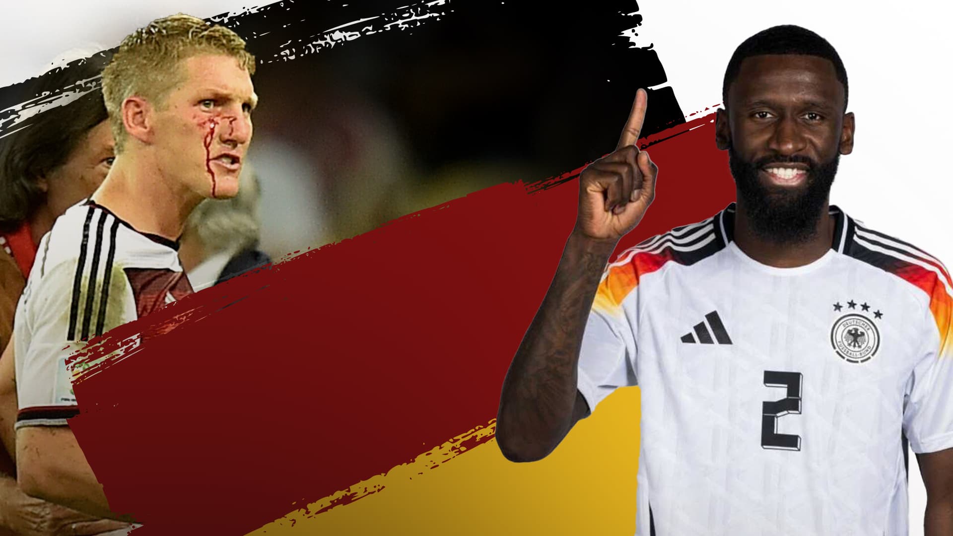 Zwischen Schweinsteigers blutender Wange und Rüdigers Zeigefinger liegen Hochmut und Fall der deutschen Nation