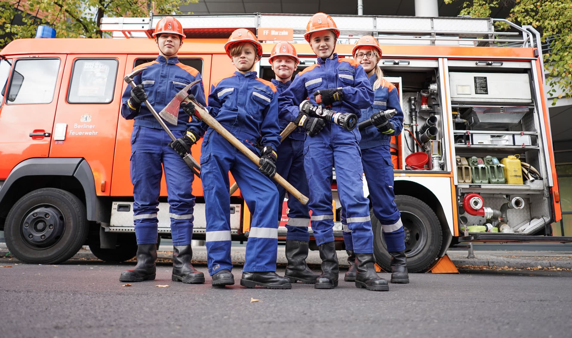 Zuwachs bei Jugendfeuerwehren: Zum Glück gibt es noch Nachwuchs-Helden