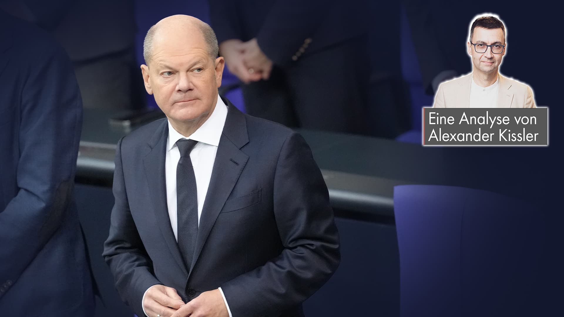Olaf Scholz wird im Bundestag befragt: Abgang eines Abwrackers