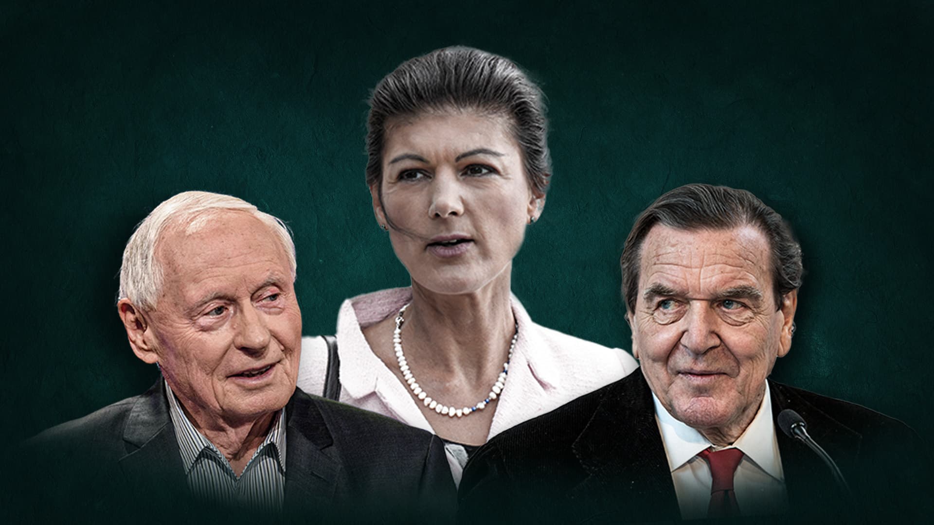 Was läuft da zwischen Schröder und der Wagenknecht-Partei?