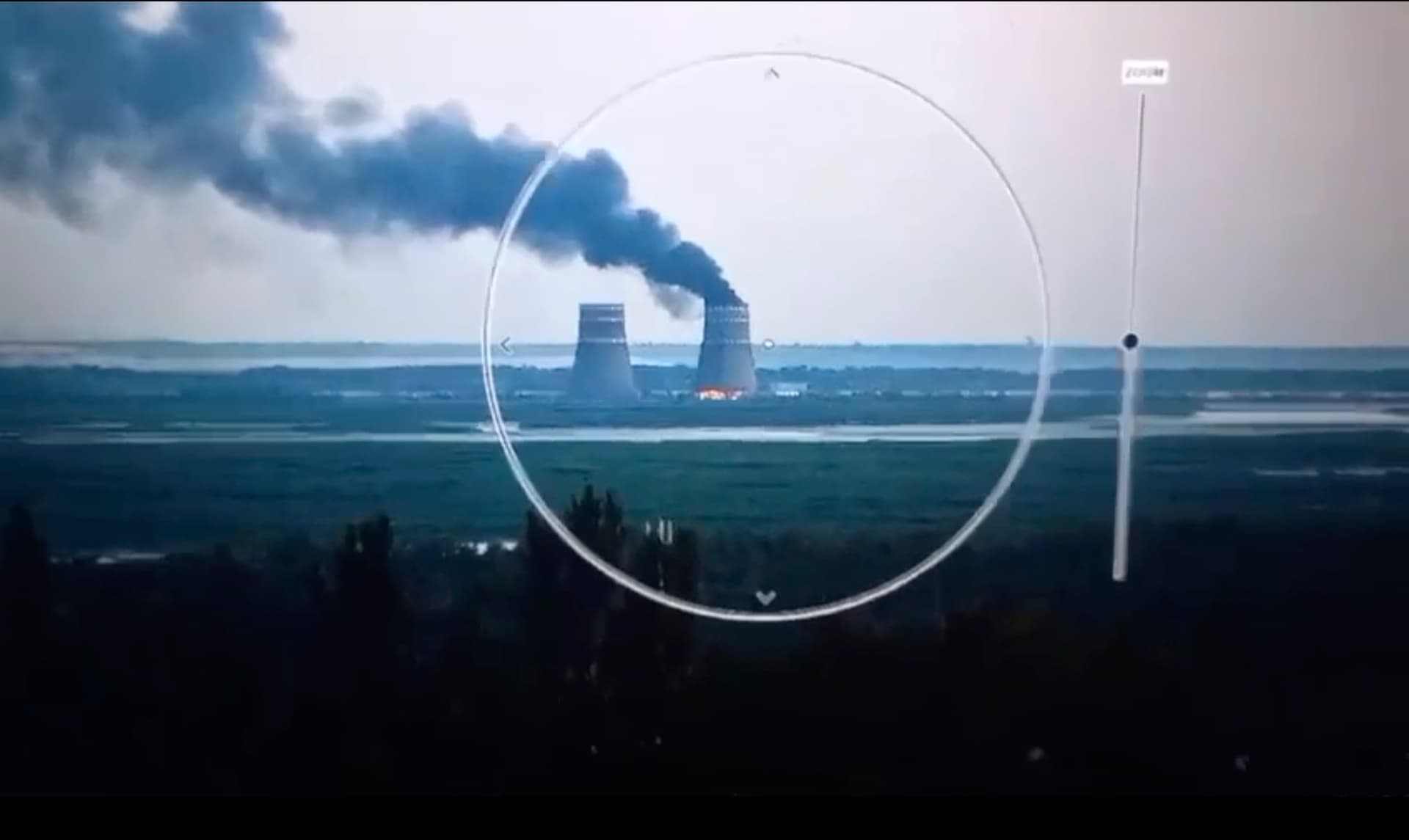 Alarm im größten Atomkraftwerk Europas: Feuer am Kühlturm des AKW Saporischschja ausgebrochen