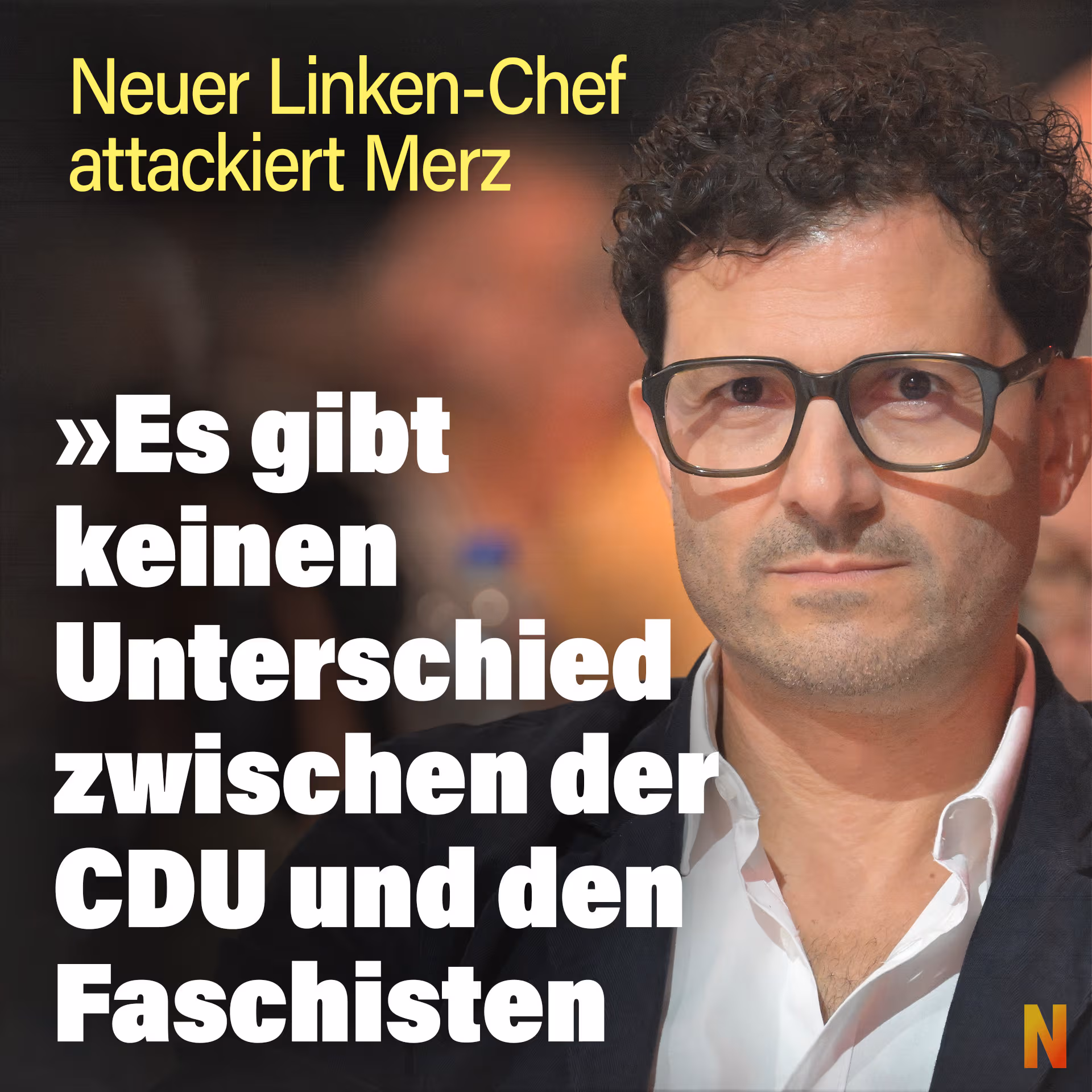 Neuer Linken-Chef Pantisano: »Es gibt keinen Unterschied zwischen der CDU und den Faschisten