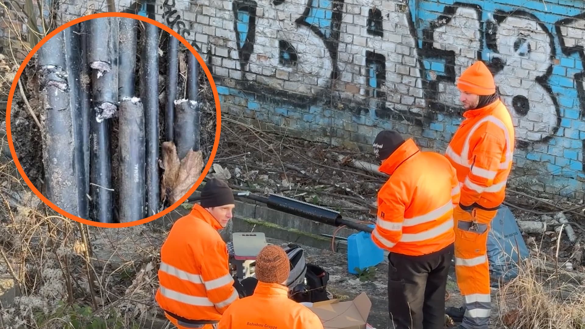 Polizei spricht von „Diebstahl“: Unbekannte durchtrennten „armdicke Glasfaserkabel“ der Berliner S-Bahn