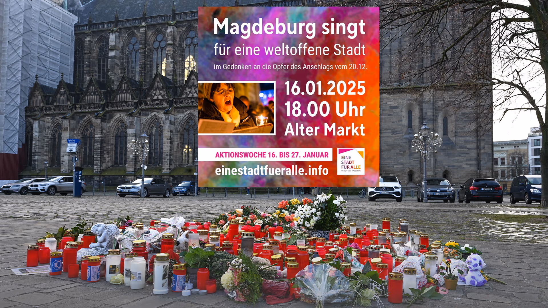 Nach dem Weihnachtsmarkt-Terror startet Magdeburg die linke Aktionswoche „Eine Stadt für alle“