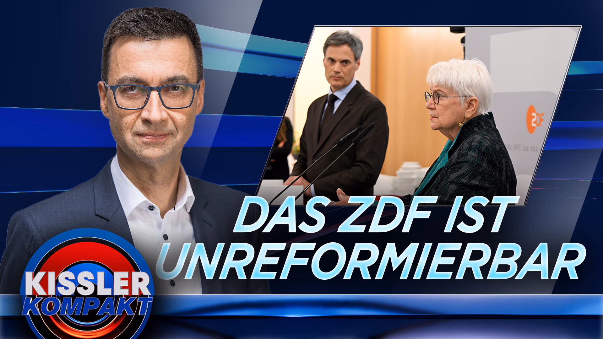 Fernsehrat nickt alles ab: Das ZDF will sich nicht reformieren | KISSLER Kompakt am 23.06