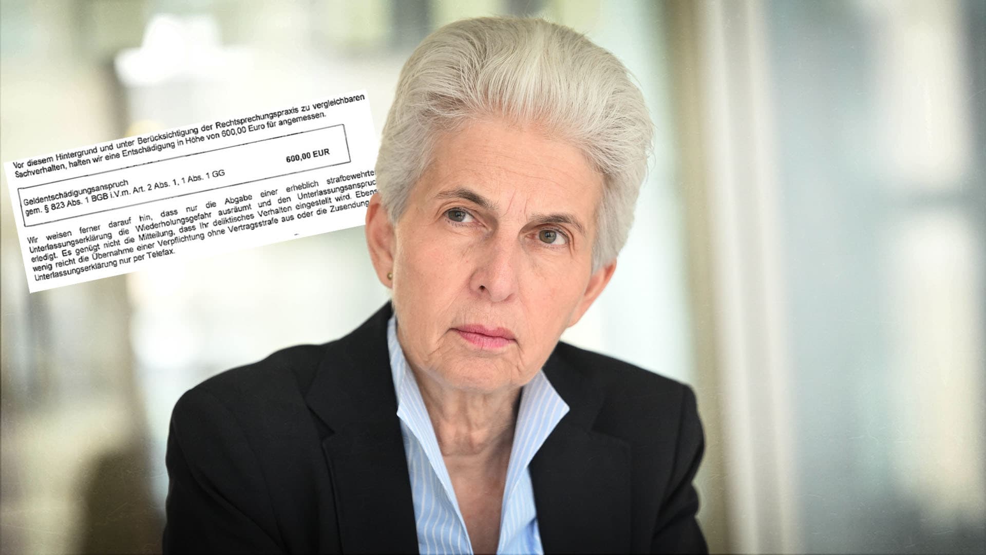 Schmerzensgeld-Forderungen als Geschäftsmodell? So geht Strack-Zimmermann gegen Hasskommentare vor