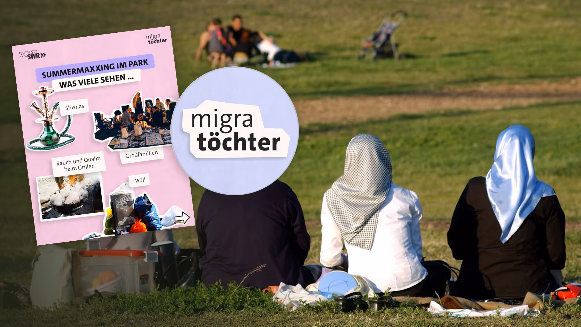 SWR-Format erklärt, wie man Rauch und Großfamilien im Park „eigentlich sehen” soll