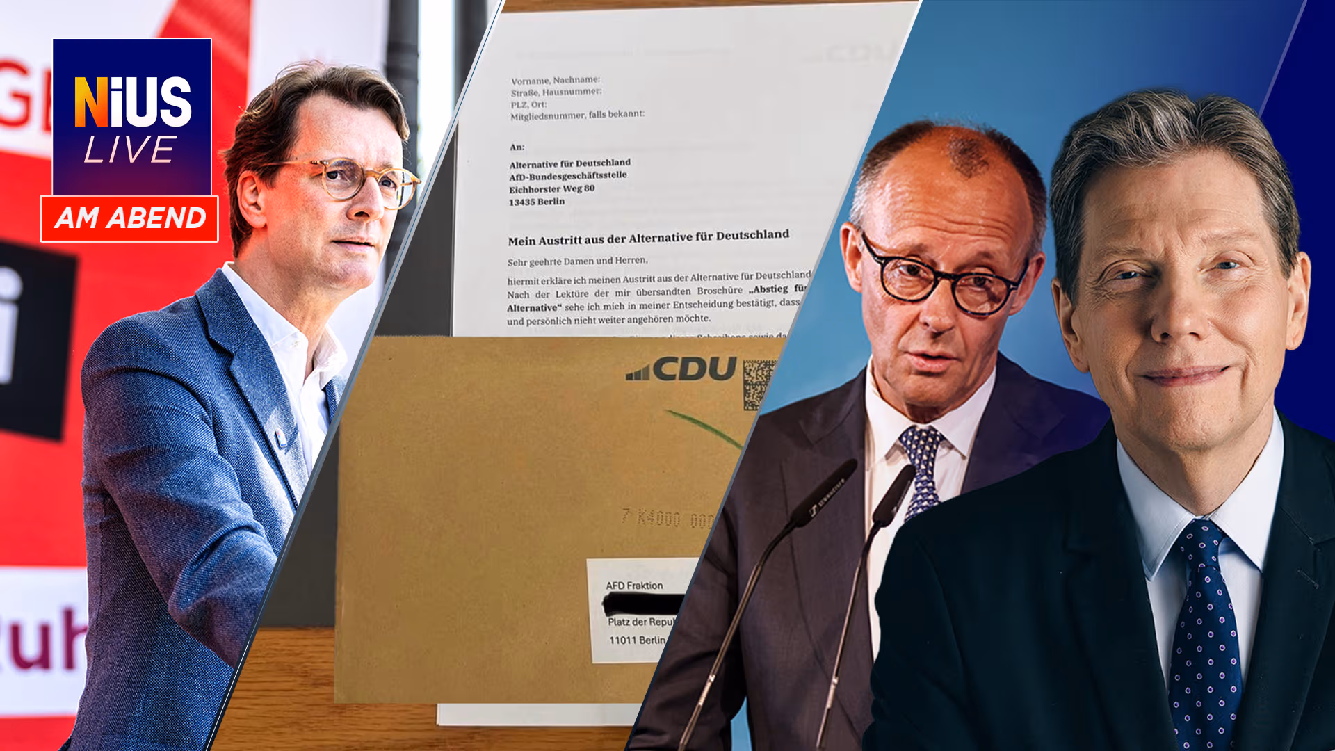 Ab 18 Uhr bei NIUS Live am Abend: Jetzt tobt der Machtkampf um Friedrich Merz