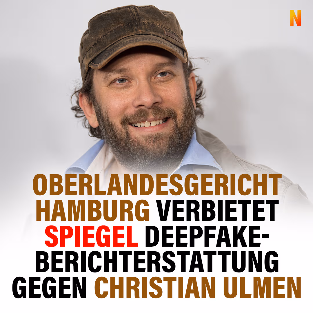 Oberlandesgericht Hamburg verbietet dem „Spiegel“ Deepfake-Berichterstattung gegen Christian Ulmen