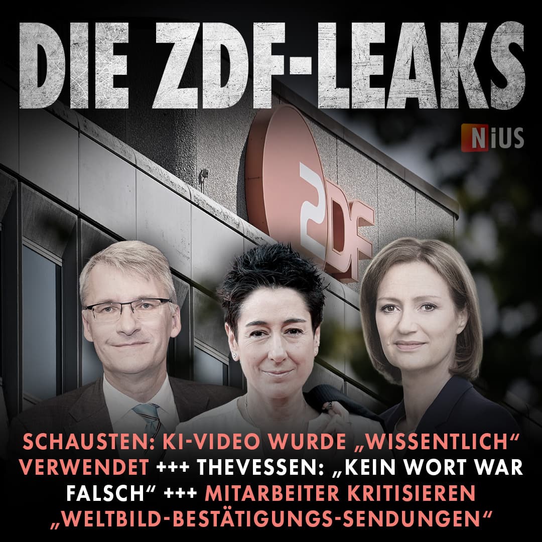 Die ZDF-Leaks: Schausten sagt, KI-Video wurde „wissentlich“ verwendet +++ Theveßen: „Kein Wort war falsch“