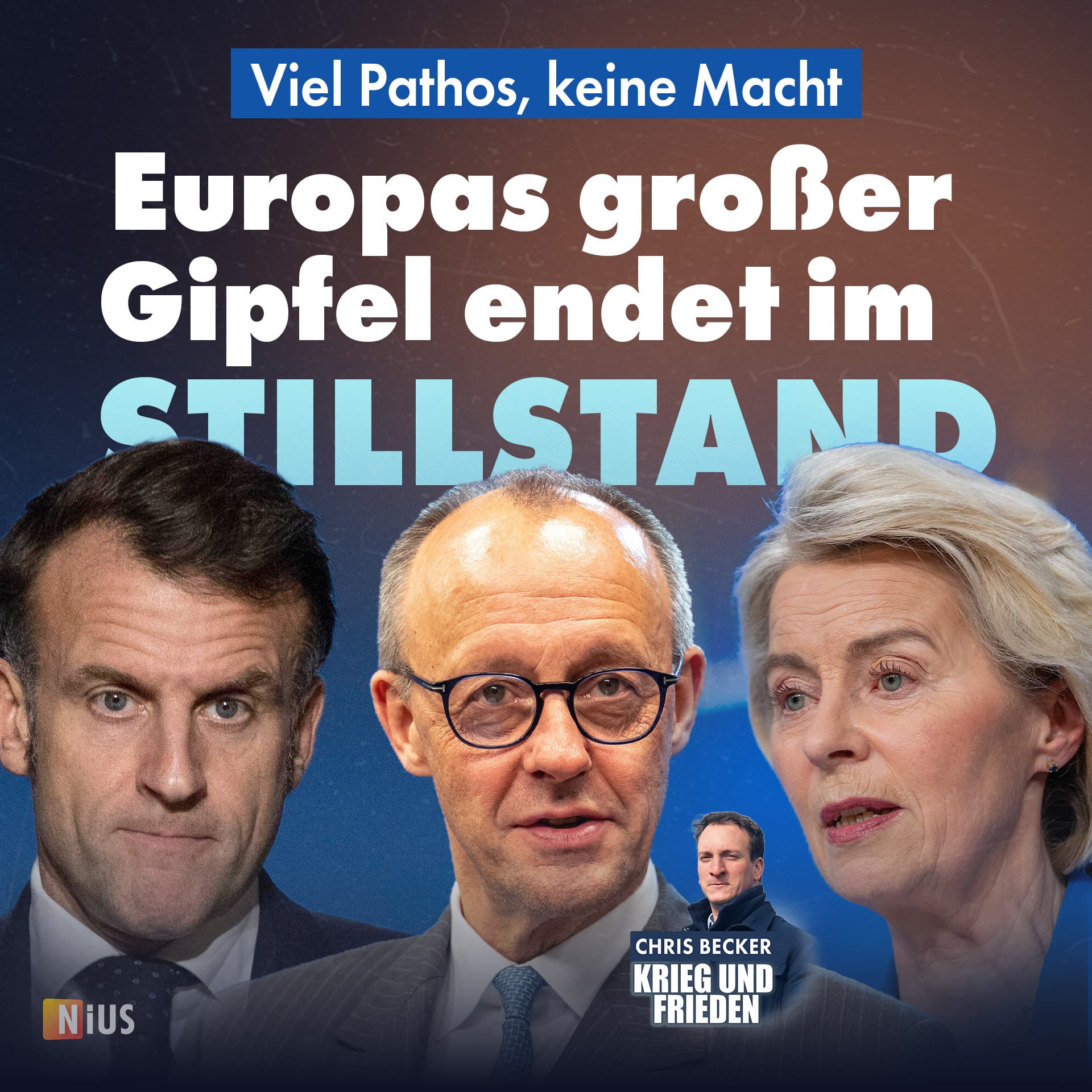 Viel Pathos, keine Macht: Europas großer Gipfel endet im Stillstand