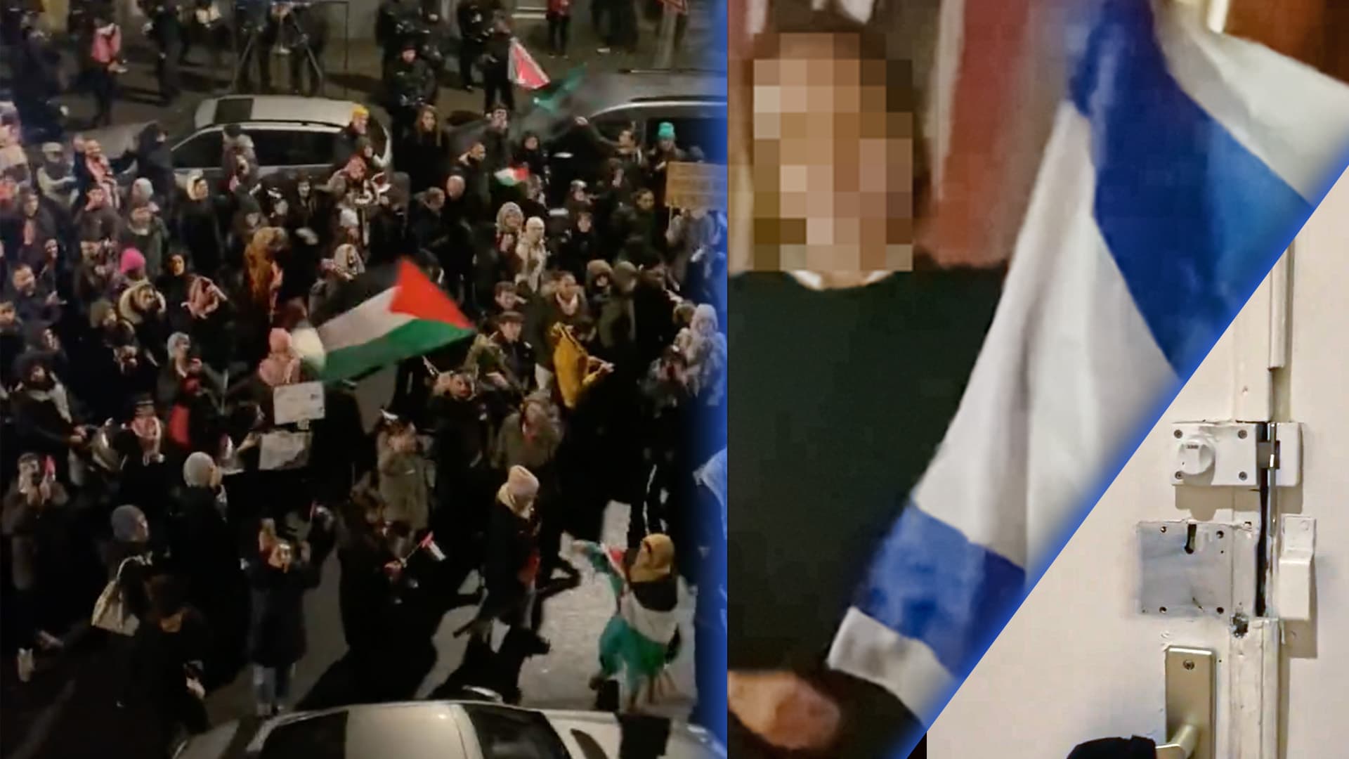 Drohung an der Wohnungstür: „Warte mal ab, du Wichser“ – Eine Israel-Flagge und der Palästinenser-Mob rastet aus