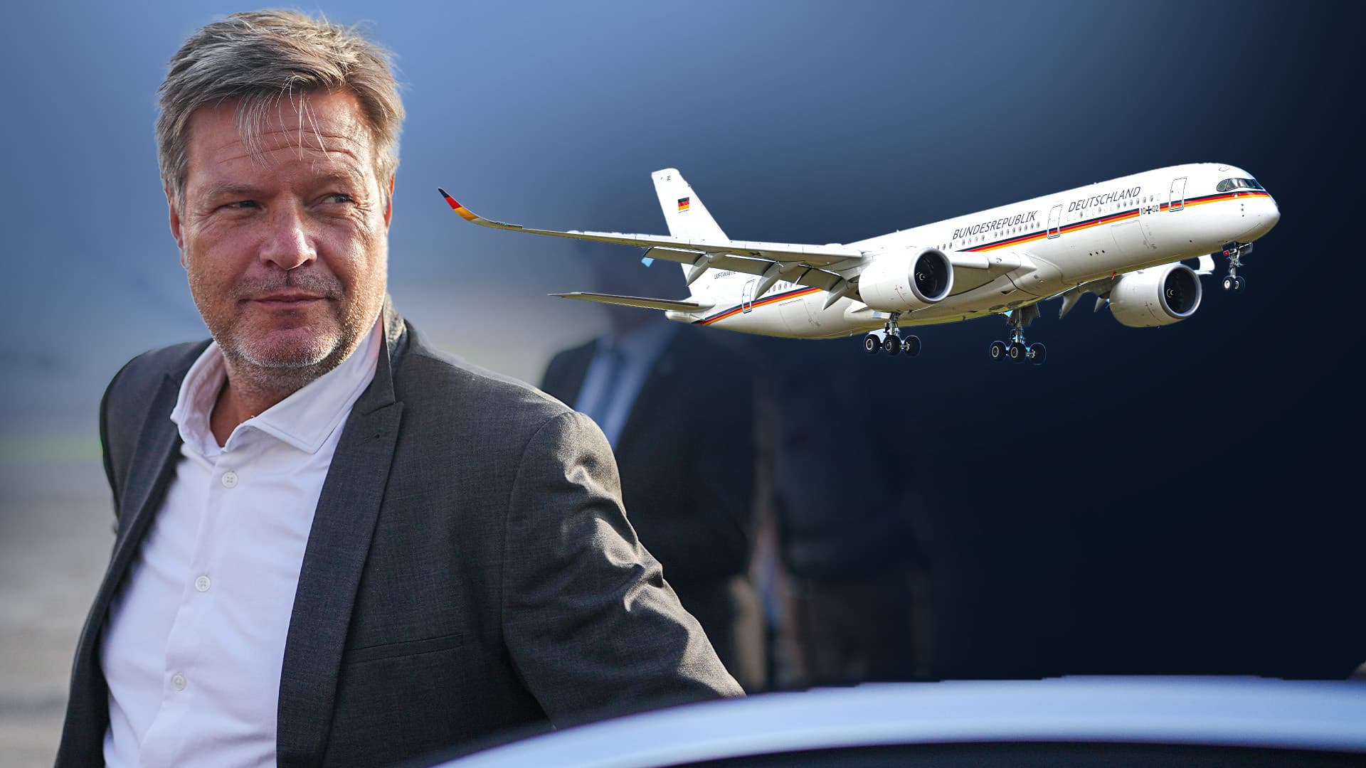 Luftwaffen-Airbus fliegt leer nach Indien, damit Robert Habeck komfortabel zurückfliegen kann