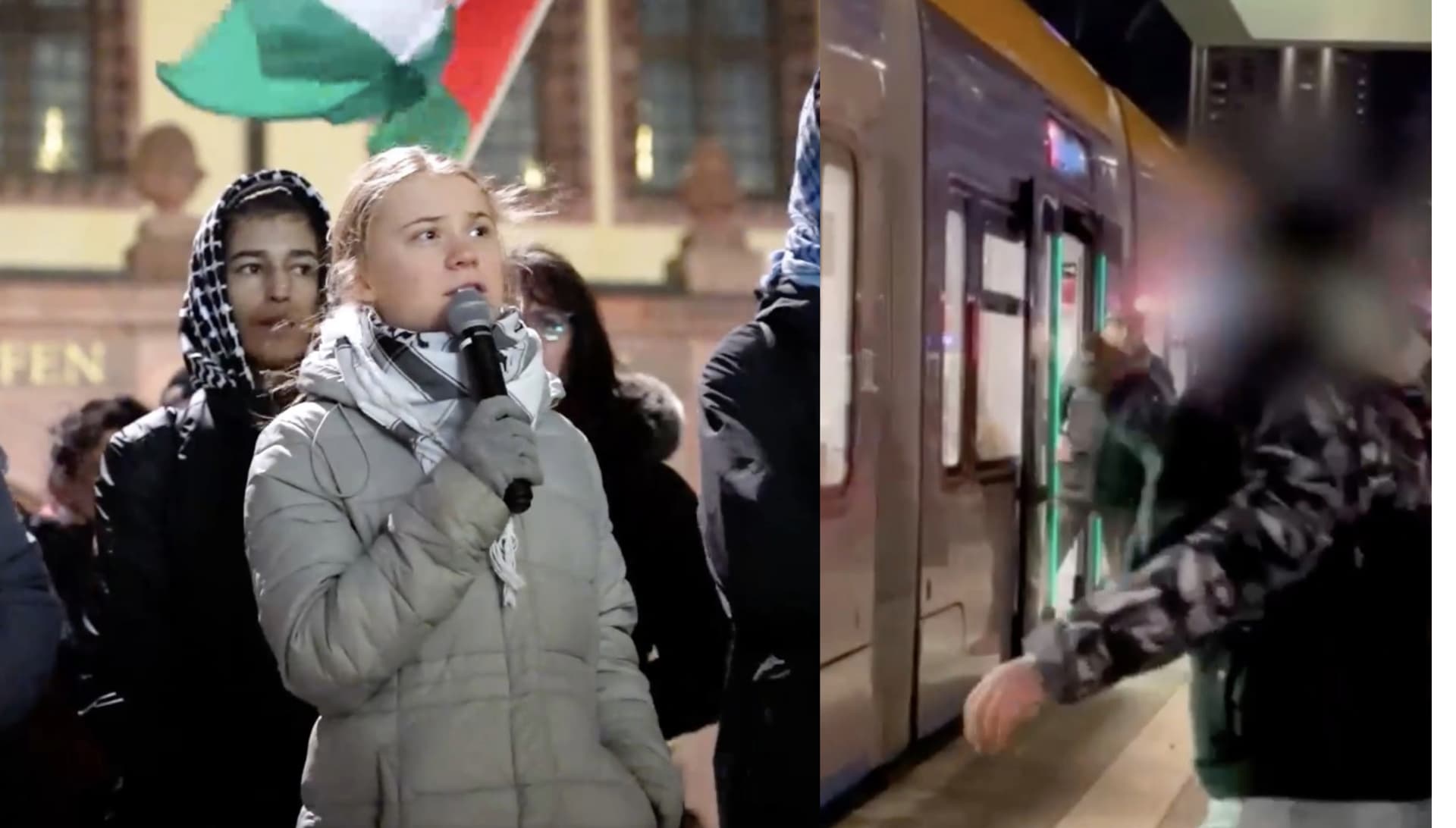 Palästina-Fanatiker-Demo in Leipzig: Erst hetzte Greta, dann wurden Journalisten verprügelt!