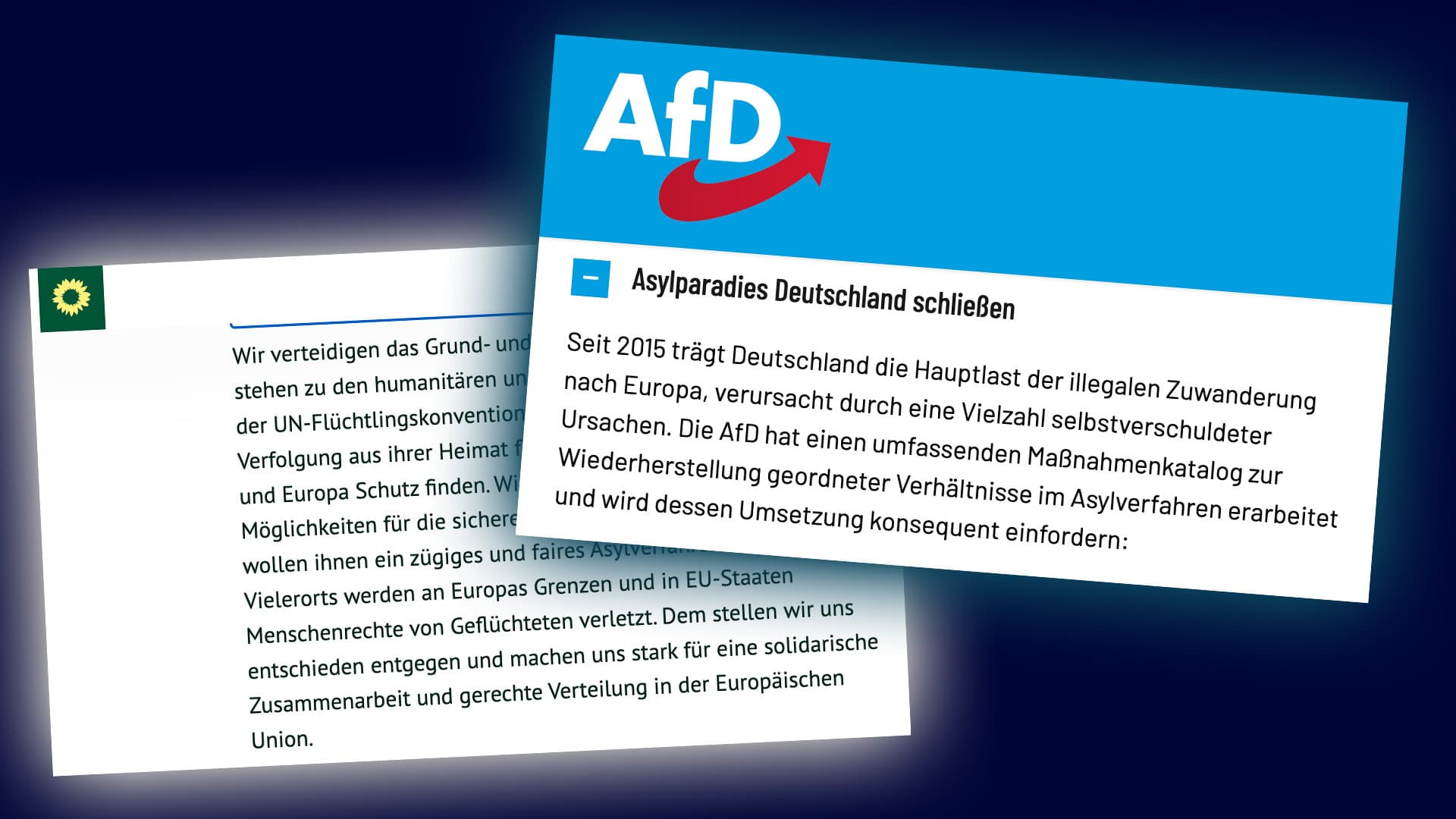 Von „Kein Mensch ist illegal“ bis „Abschiebeoffensive“: So positionieren sich die Parteien in der Einwanderungspolitik