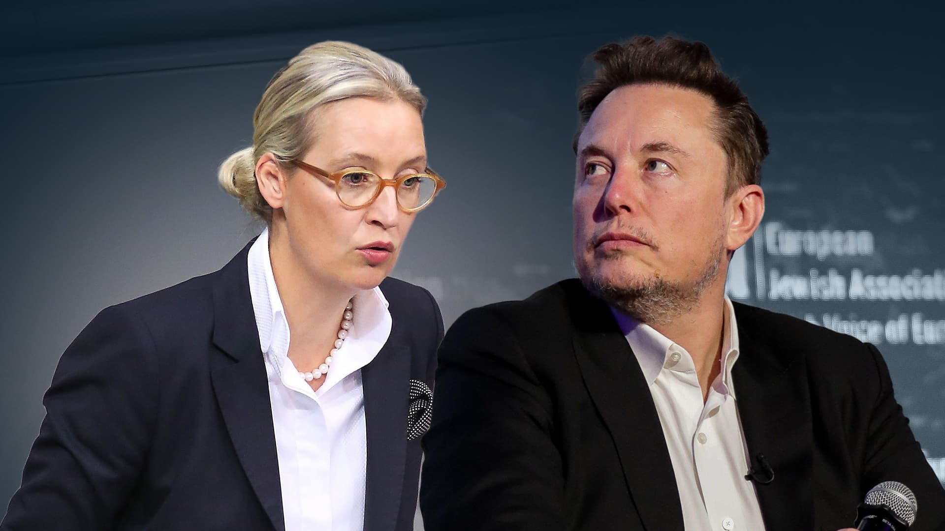 150 EU-Beamte überwachen heute das Gespräch zwischen Elon Musk und Alice Weidel