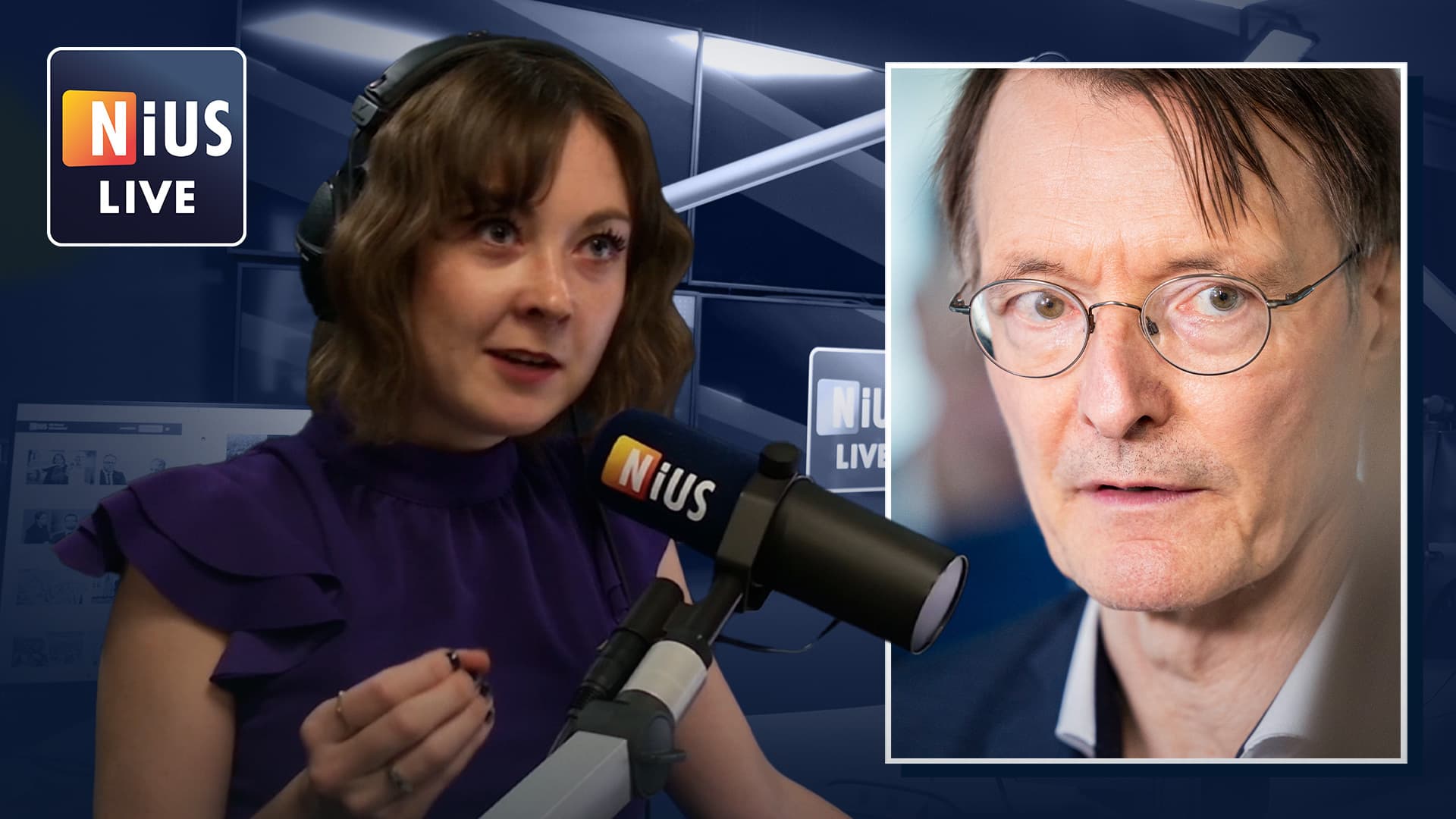NIUS Live: „Ich glaube, Karl Lauterbach ist ein notorischer Lügner“