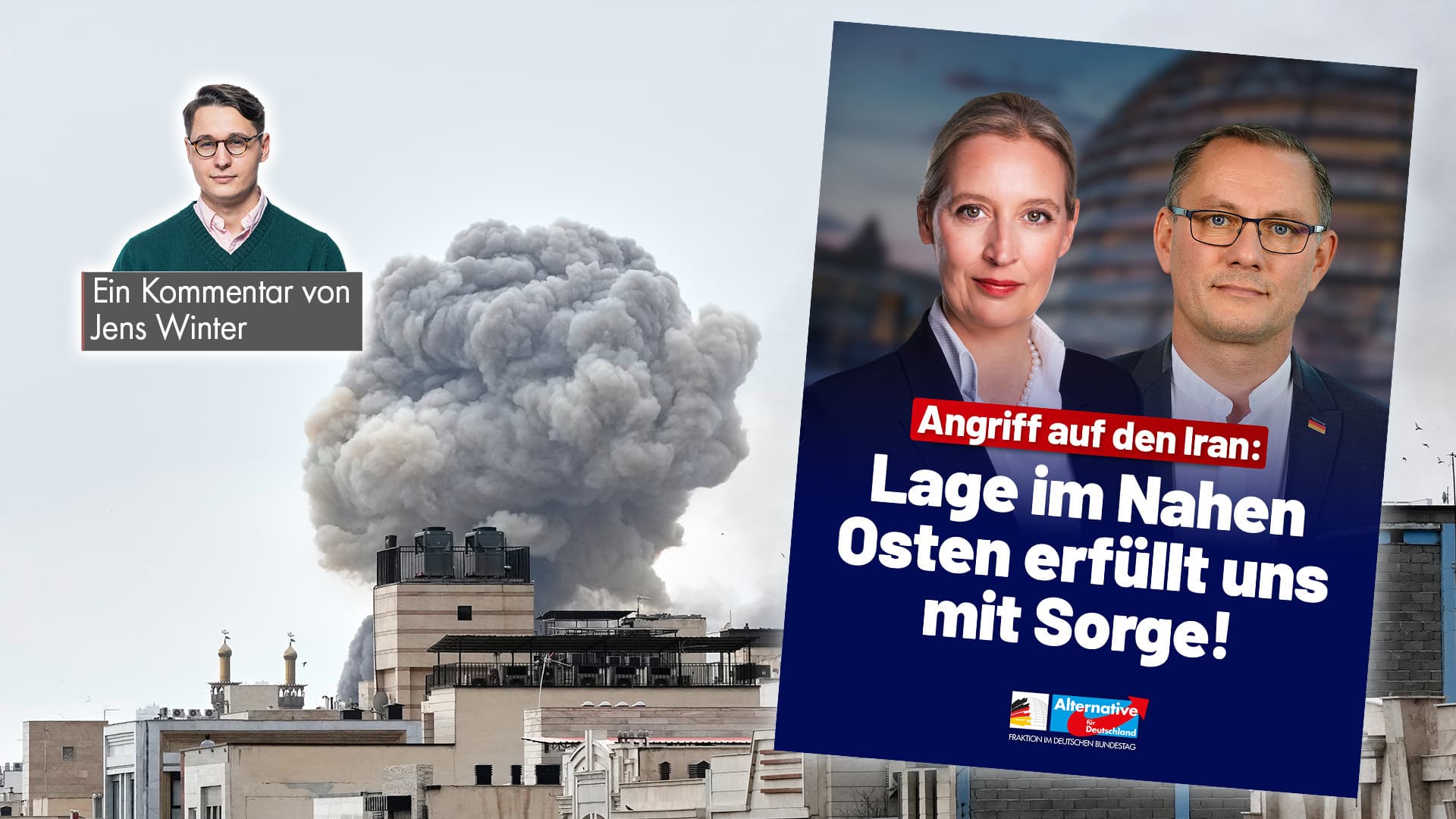 AfD-Statement zum Iran: Nicht die AfD ähnelt Linken, sondern ihre konservativen Kritiker