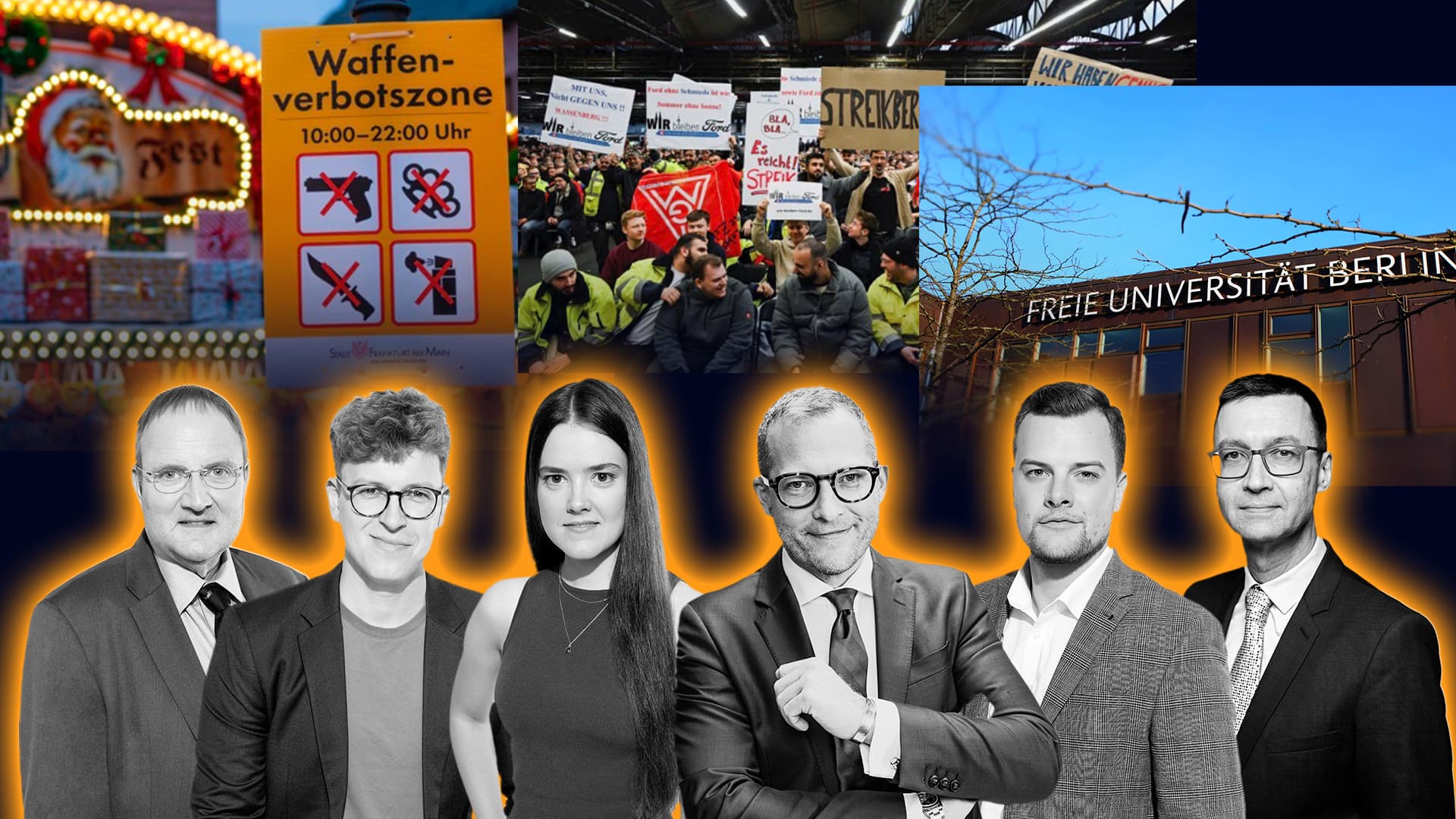 Der neue Newsletter von NIUS: Gefahrenzone Weihnachtsmarkt, Scholz rast in die Sackgasse, eine Uni unterwirft sich Judenhassern