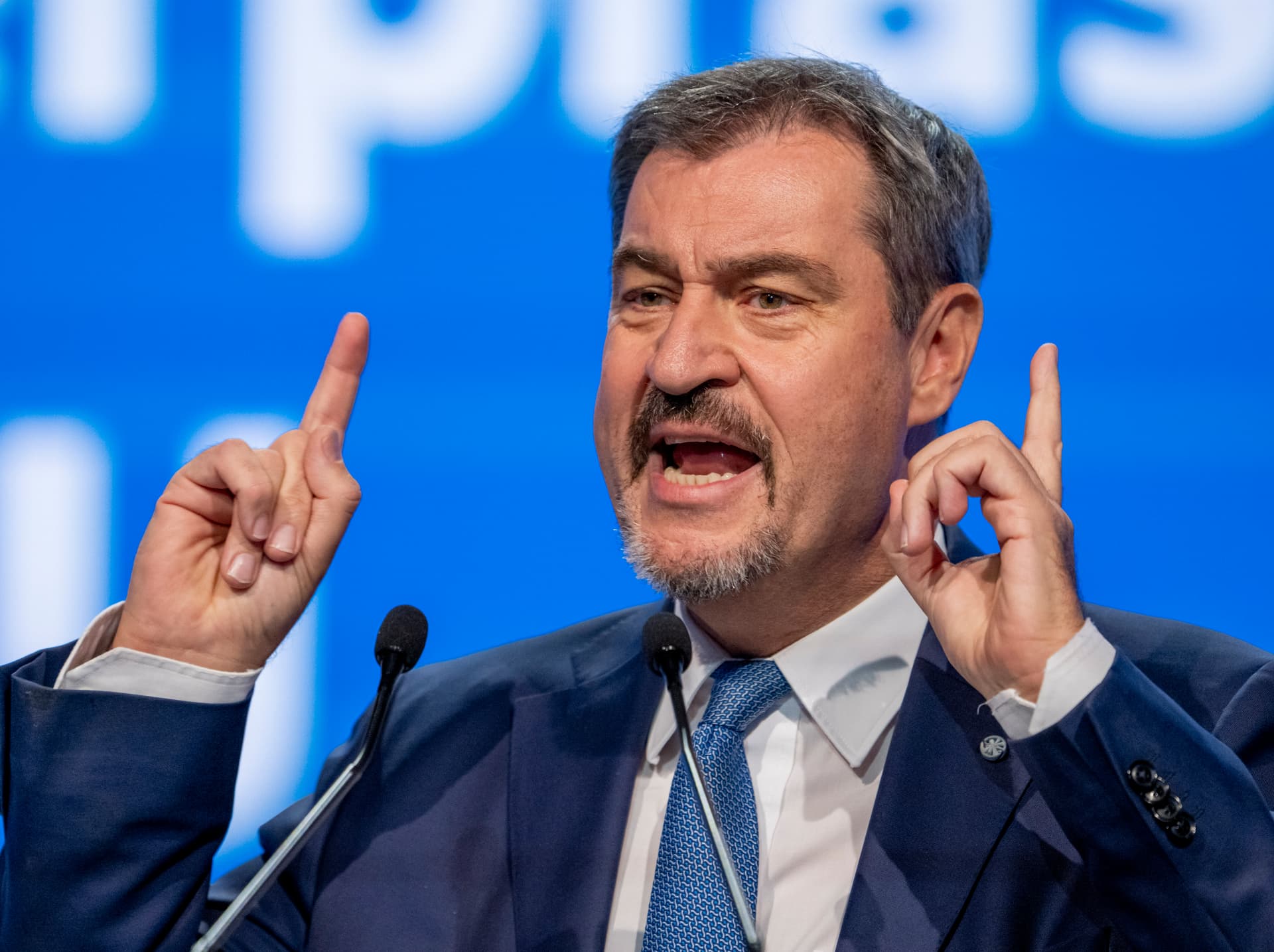 Söder rechnet auf dem CSU-Parteitag mit den Grünen ab: „Der Süden vergisst nicht!“