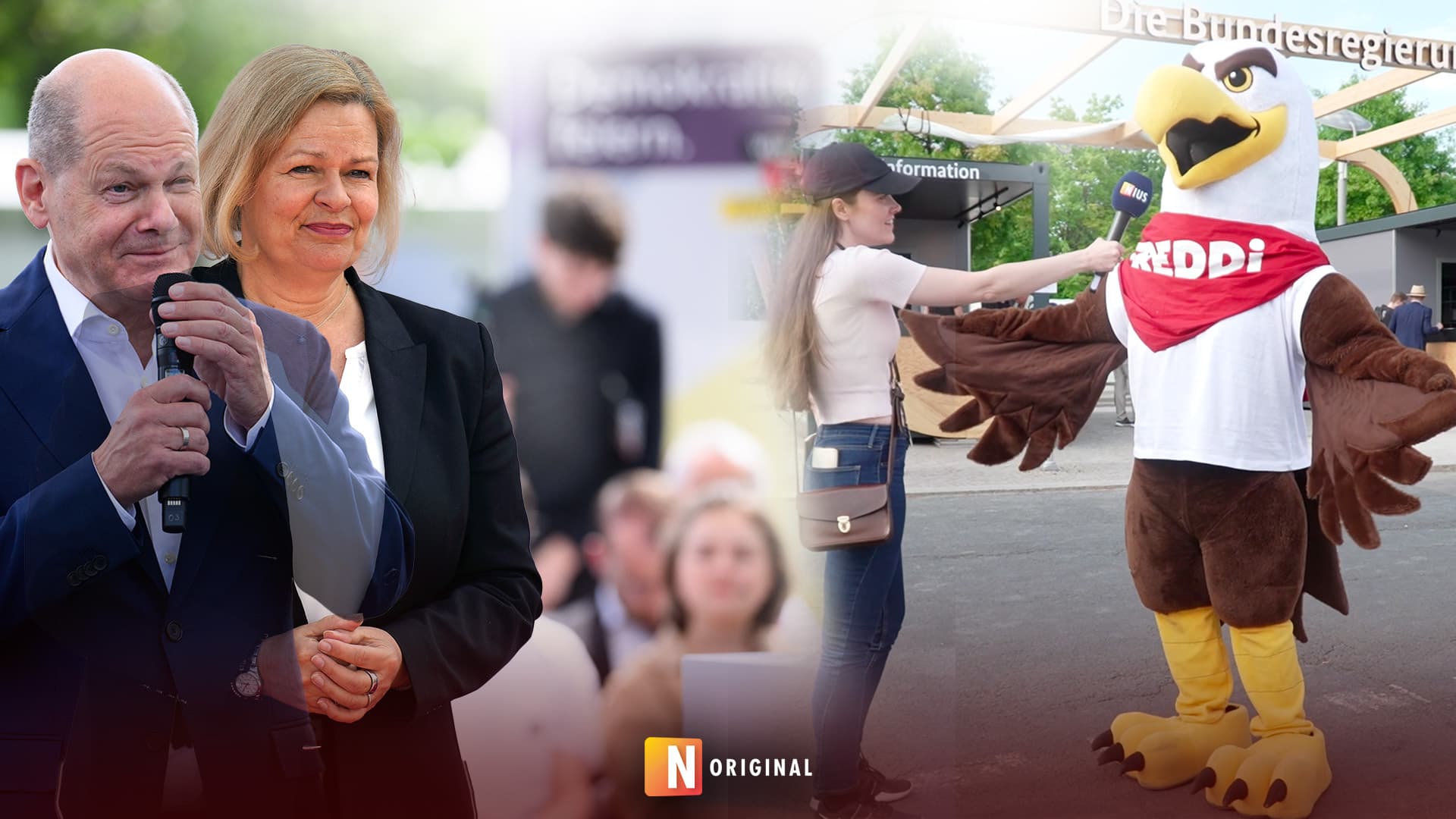 Freddi, der queere Bundesadler ... und sieben weitere irre Geschichten vom „Demokratiefest“ der Regierung