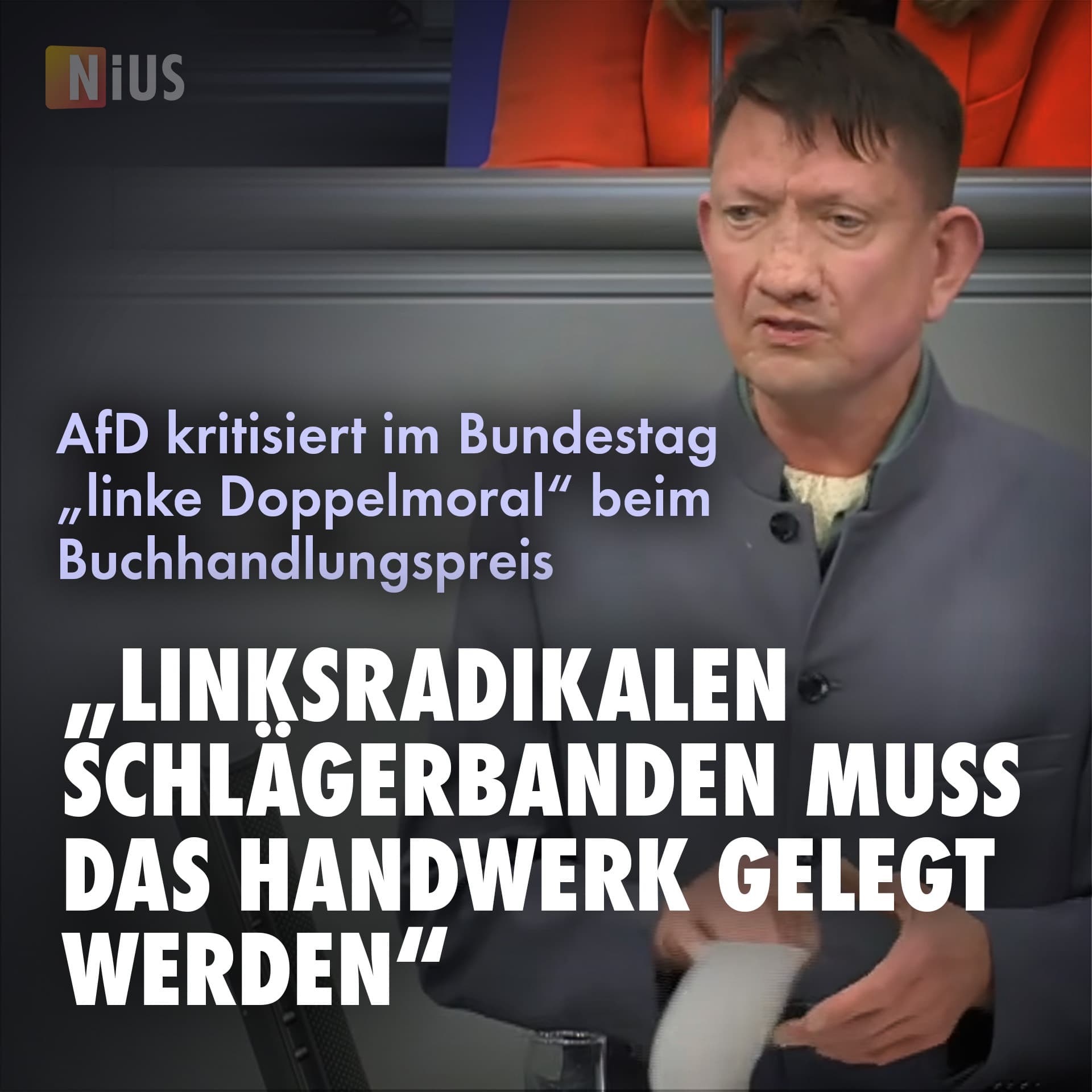 AfD kritisiert „linke Doppelmoral“ beim Buchhandlungspreis: „Linksradikalen Schlägerbanden muss das Handwerk gelegt werden“