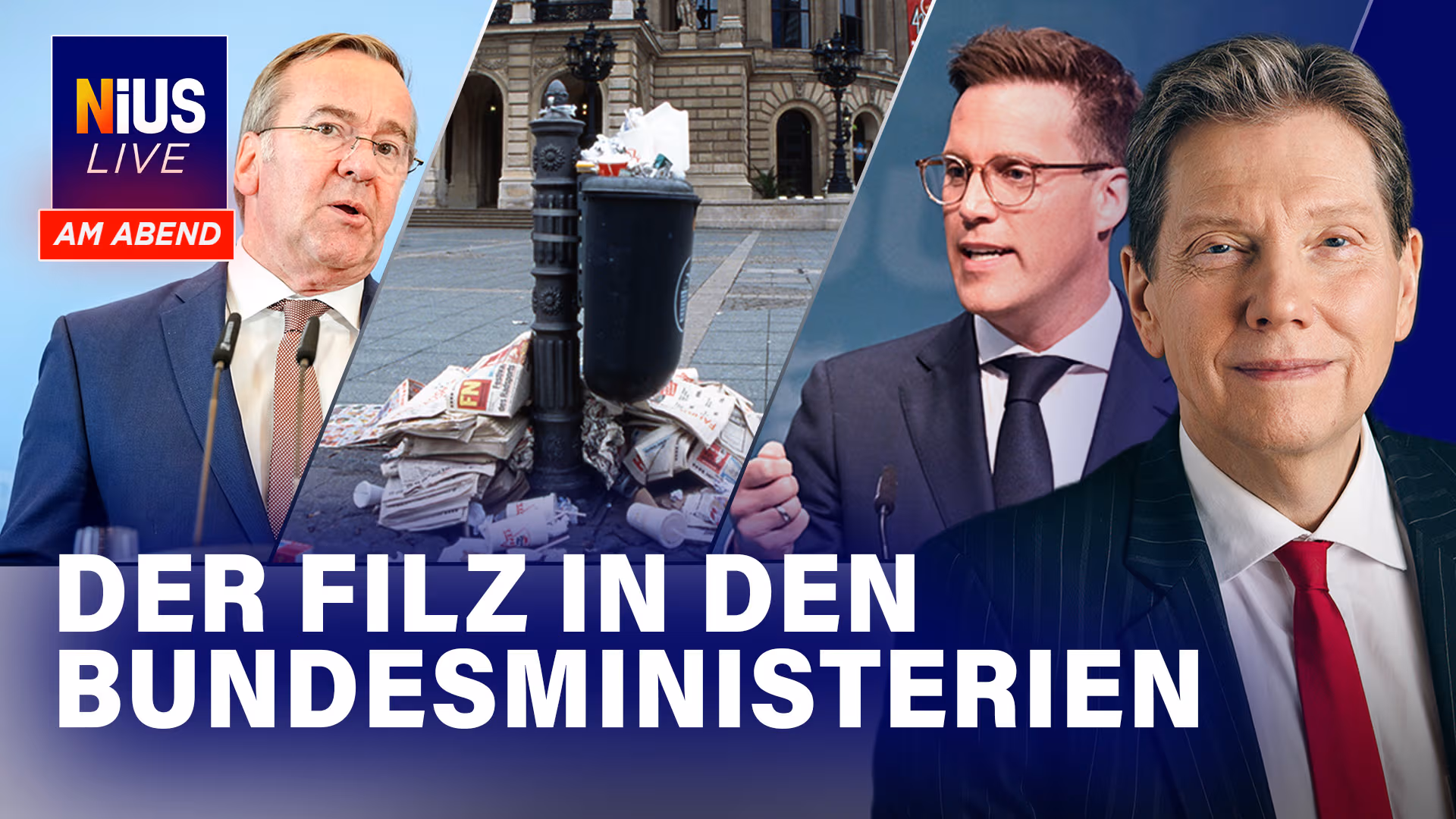 CDU führt mit Broschüre eine Schmutz-Kampagne gegen die AfD I NIUS Live am Abend vom 20.05.26