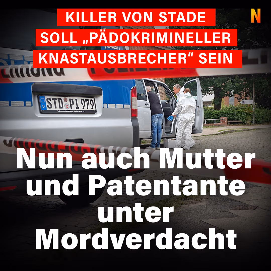 Killer von Stade soll „pädokrimineller Knastausbrecher“ sein – nun auch Mutter und Patentante unter Mordverdacht