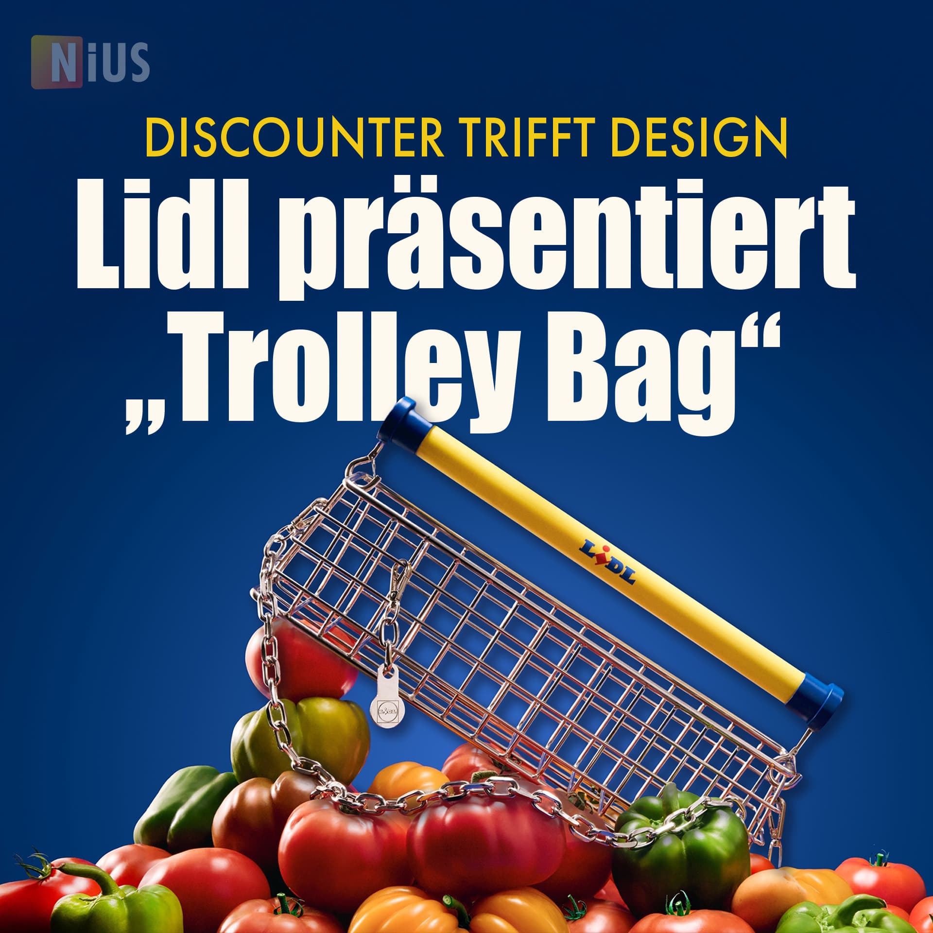Discounter trifft Design: Lidl präsentiert „Trolley Bag“