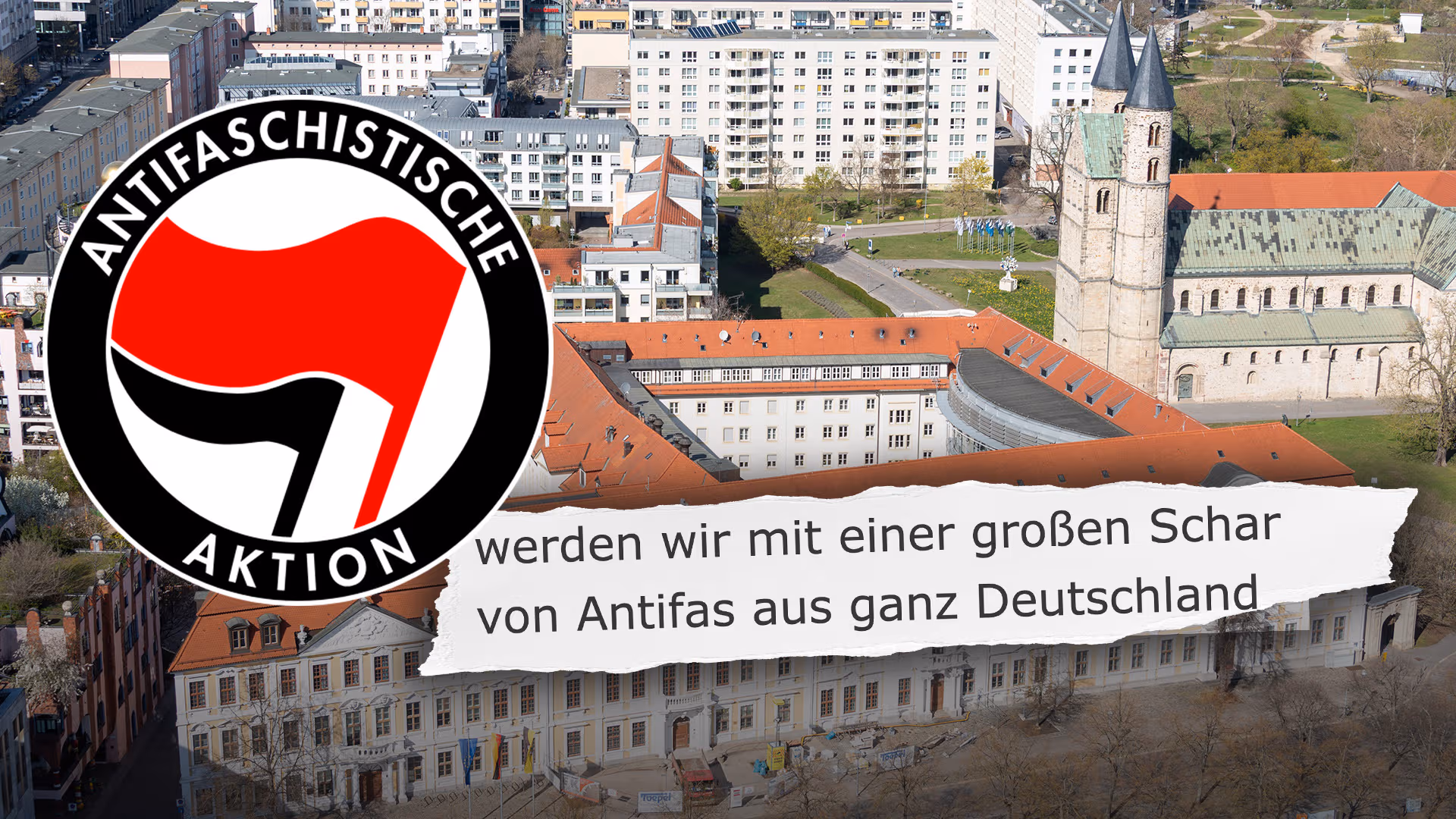 Antifa möchte bei AfD-Wahlsieg Landtag in Magdeburg stürmen