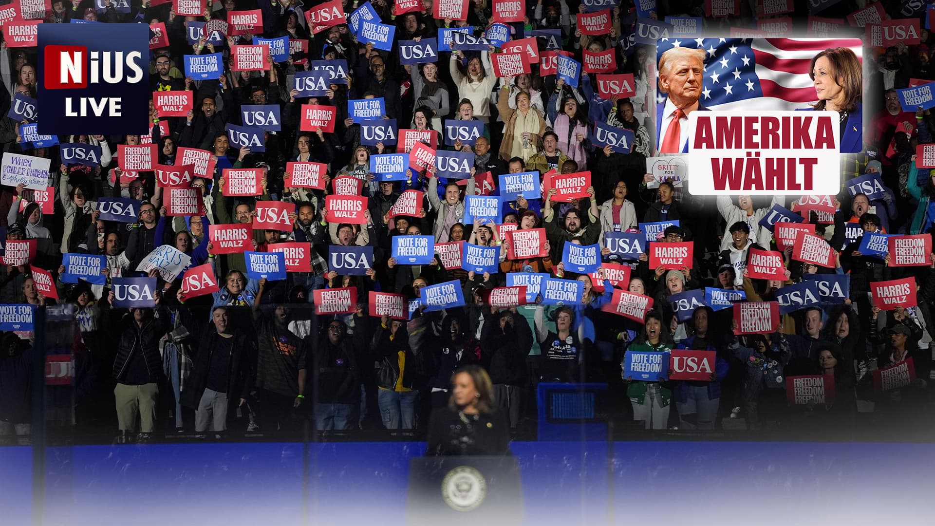 NIUS Live US-Wahl-Spezial: „Es ist eine schwere Niederlage des linksliberalen Lagers“