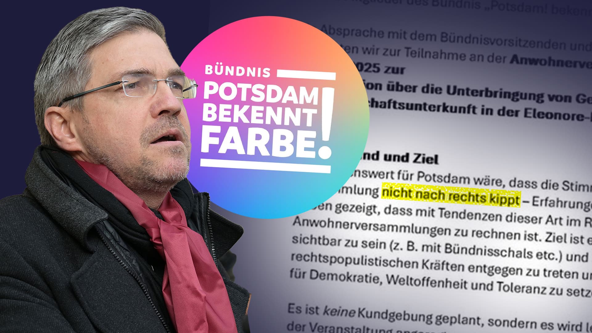 Bürgerdialog wegen Flüchtlingsheim: Stadt Potsdam mobilisiert linke Aktivisten, damit die Stimmung „nicht nach rechts kippt“