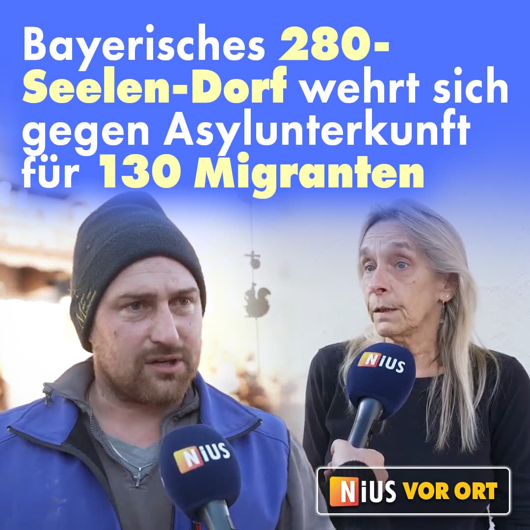 „Integration unmöglich!“: Bayerisches 280-Seelen-Dorf wehrt sich gegen Asylunterkunft für 130 Migranten