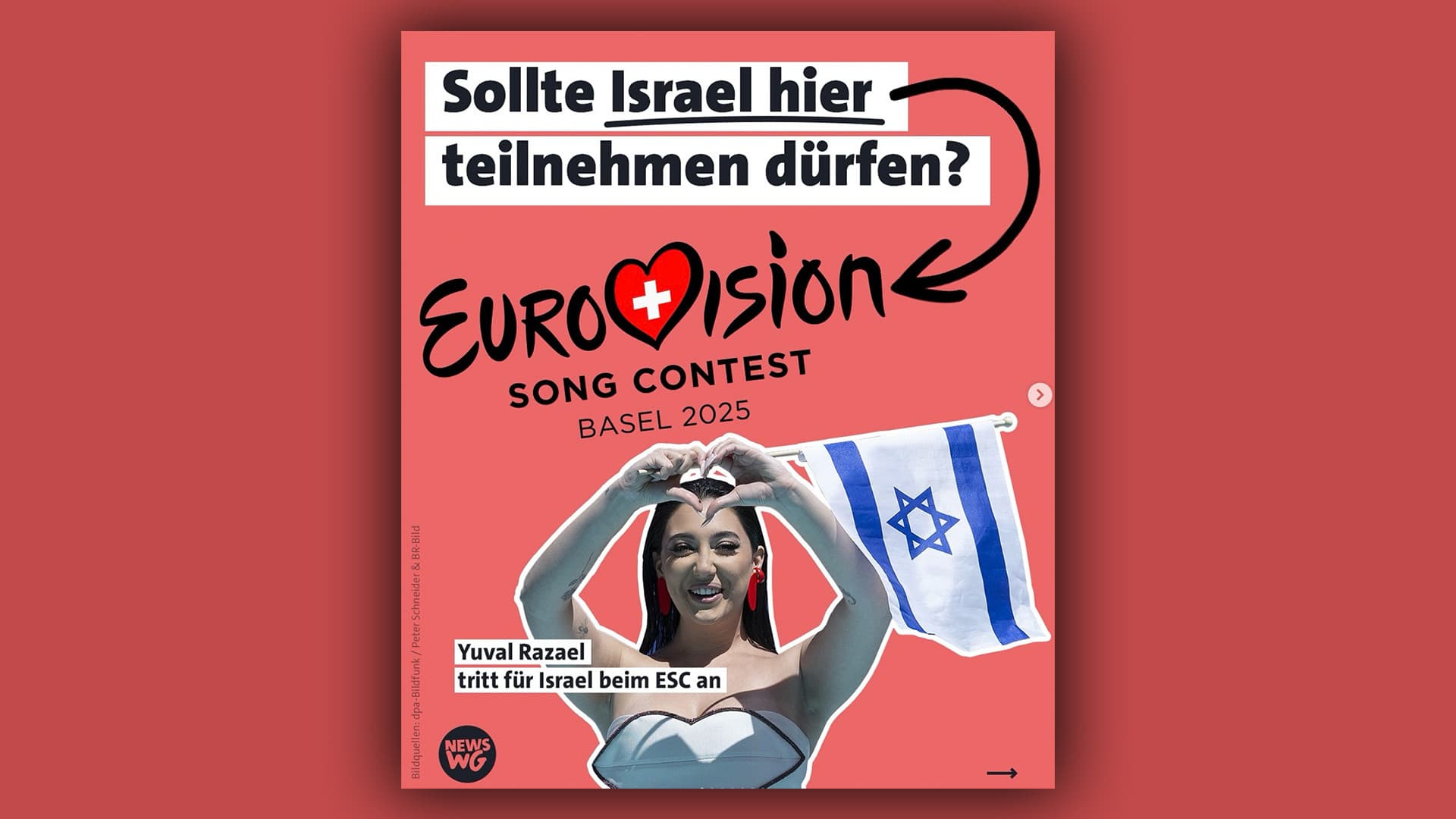 „Sollte Israel am ESC teilnehmen dürfen?“: ARD ruft unverhohlen zum Boykott auf